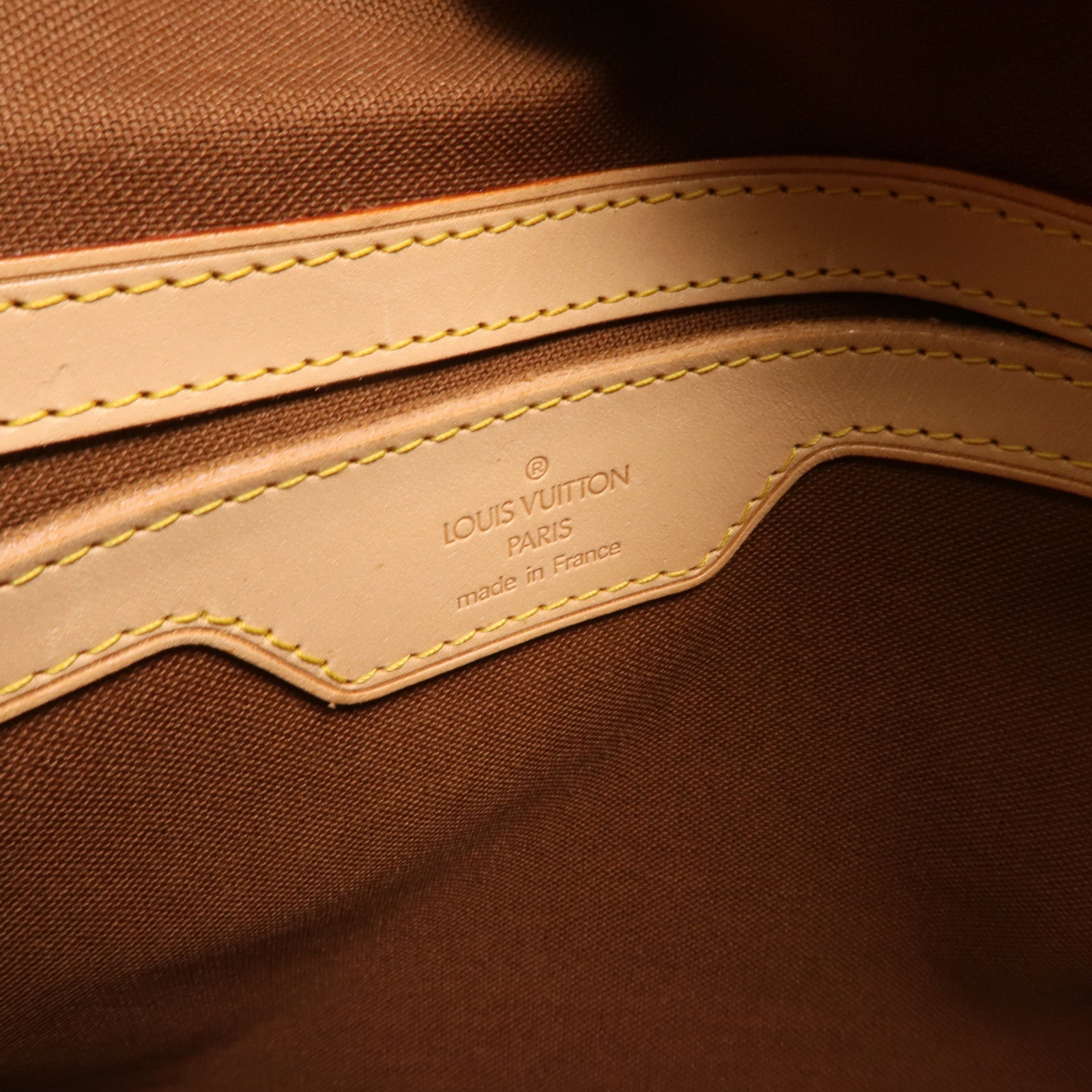 LOUIS VUITTON Monogram CarryAll金扣手挽袋