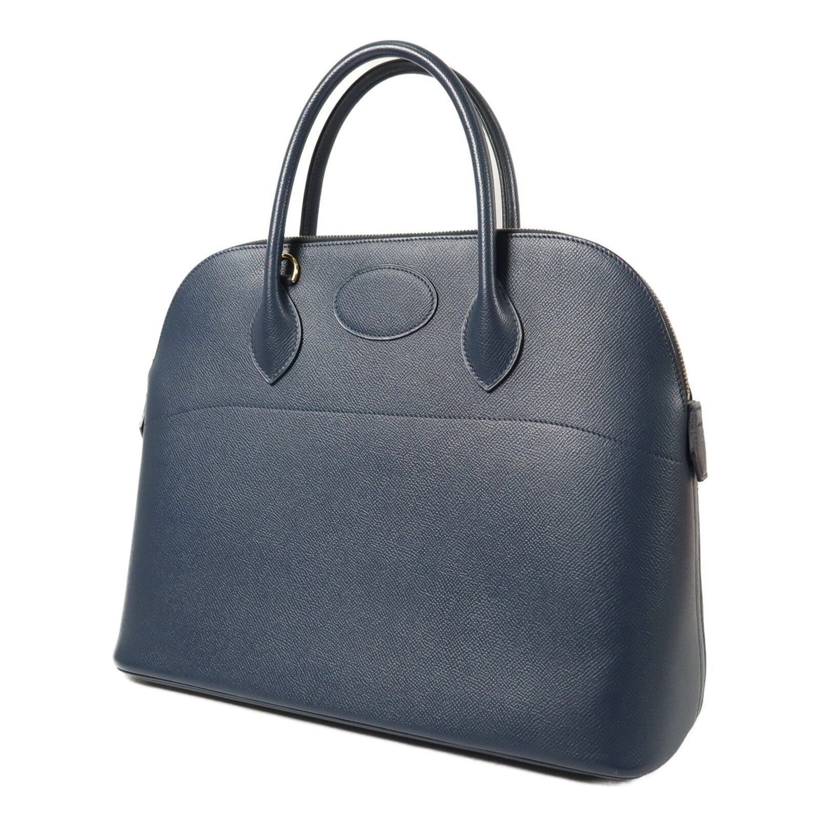 HERMES Epsom皮革Bolide 35手挽肩背兩用袋Bleu Saphir