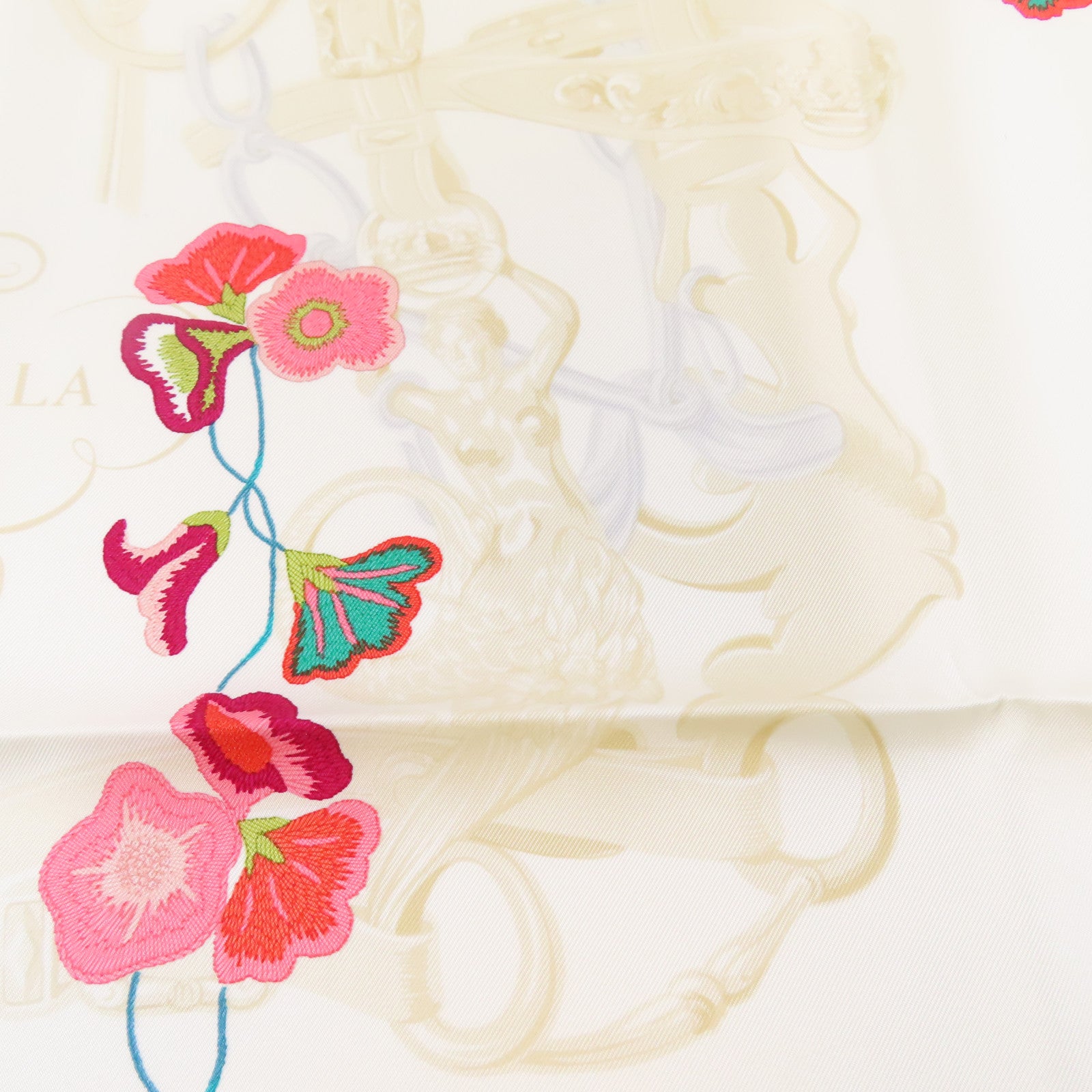 HERMES 【激減優惠】絲質Scarf絲巾米色/粉紅色/紅色/綠色
