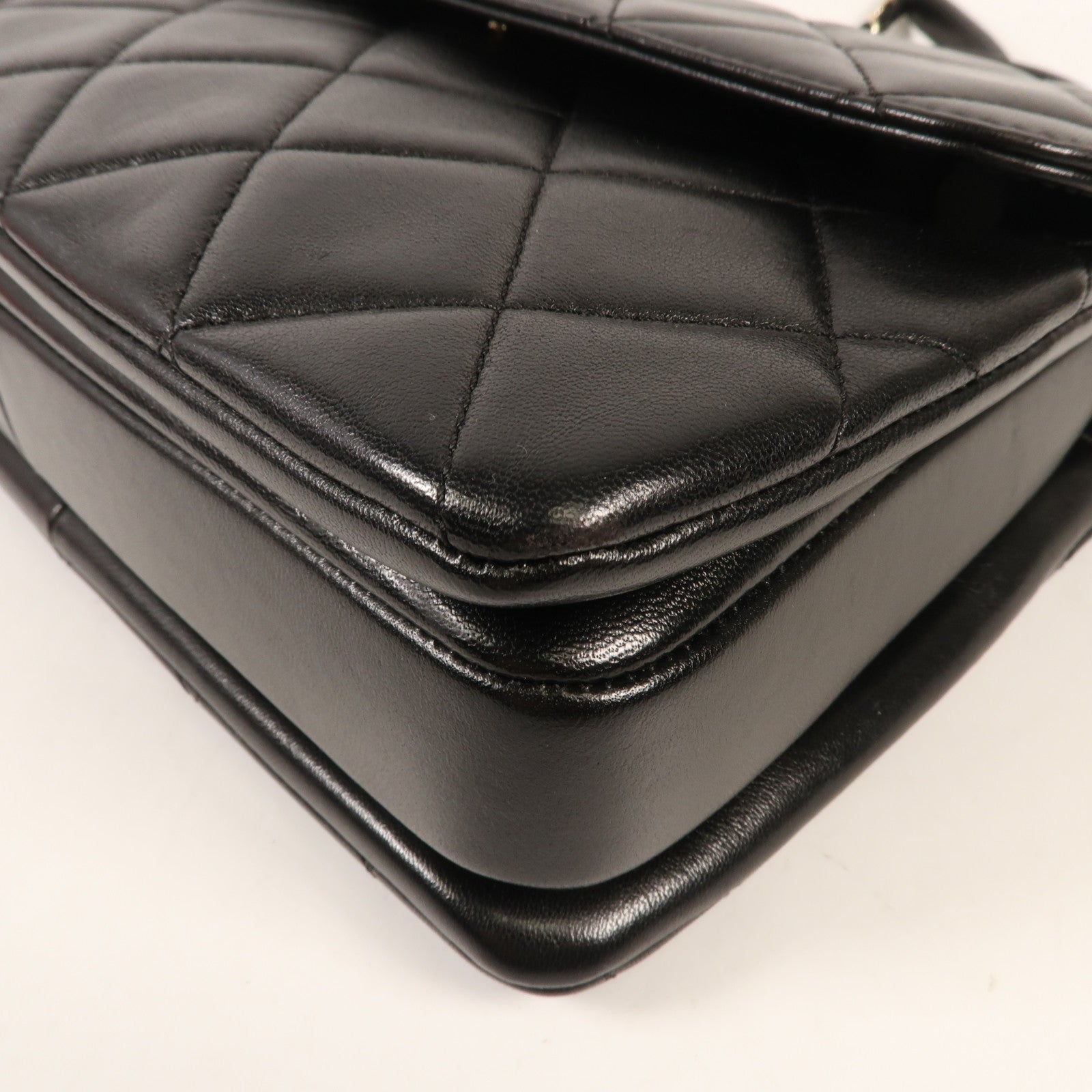 CHANEL 羊皮皮革Trendy CC Small金扣鏈帶手挽肩背兩用袋