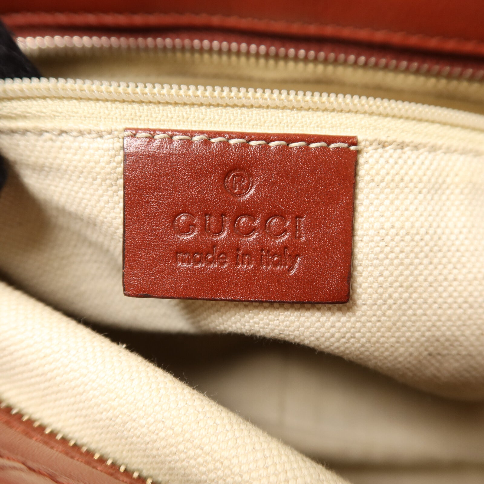 GUCCI 帆布Shoulder Bag金扣肩背袋