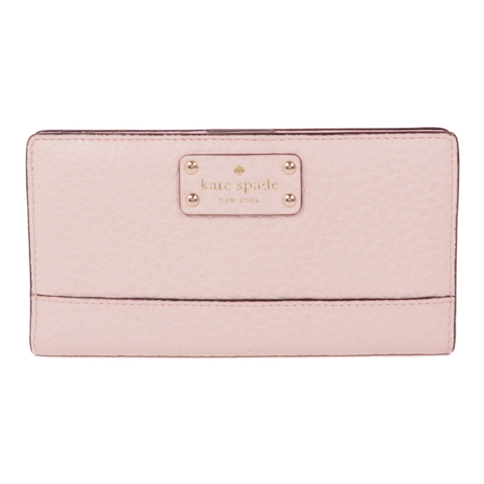 Kate Spade 牛皮皮革Long Wallet金扣長錢包