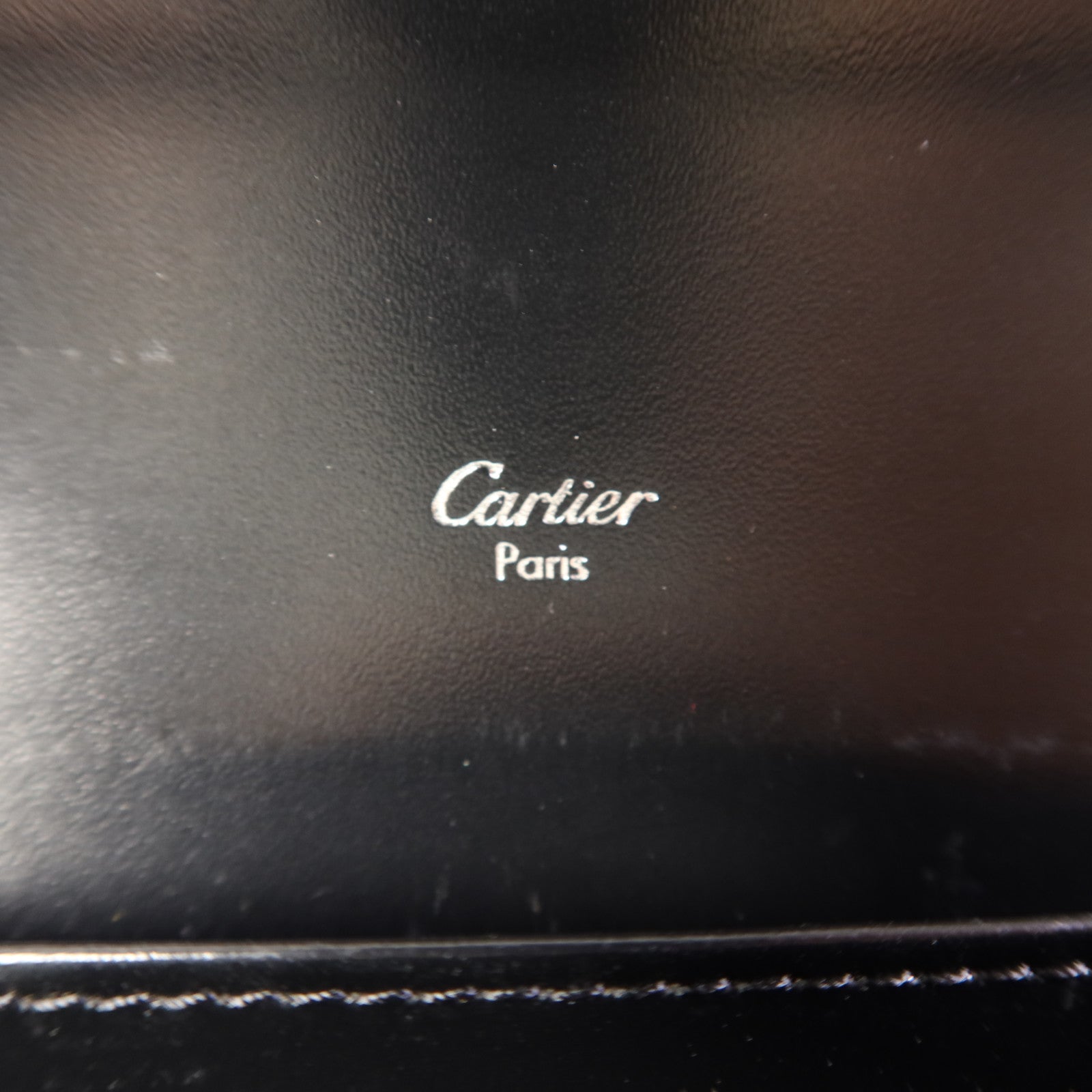 CARTIER 牛皮皮革Long Wallet銀扣長錢包