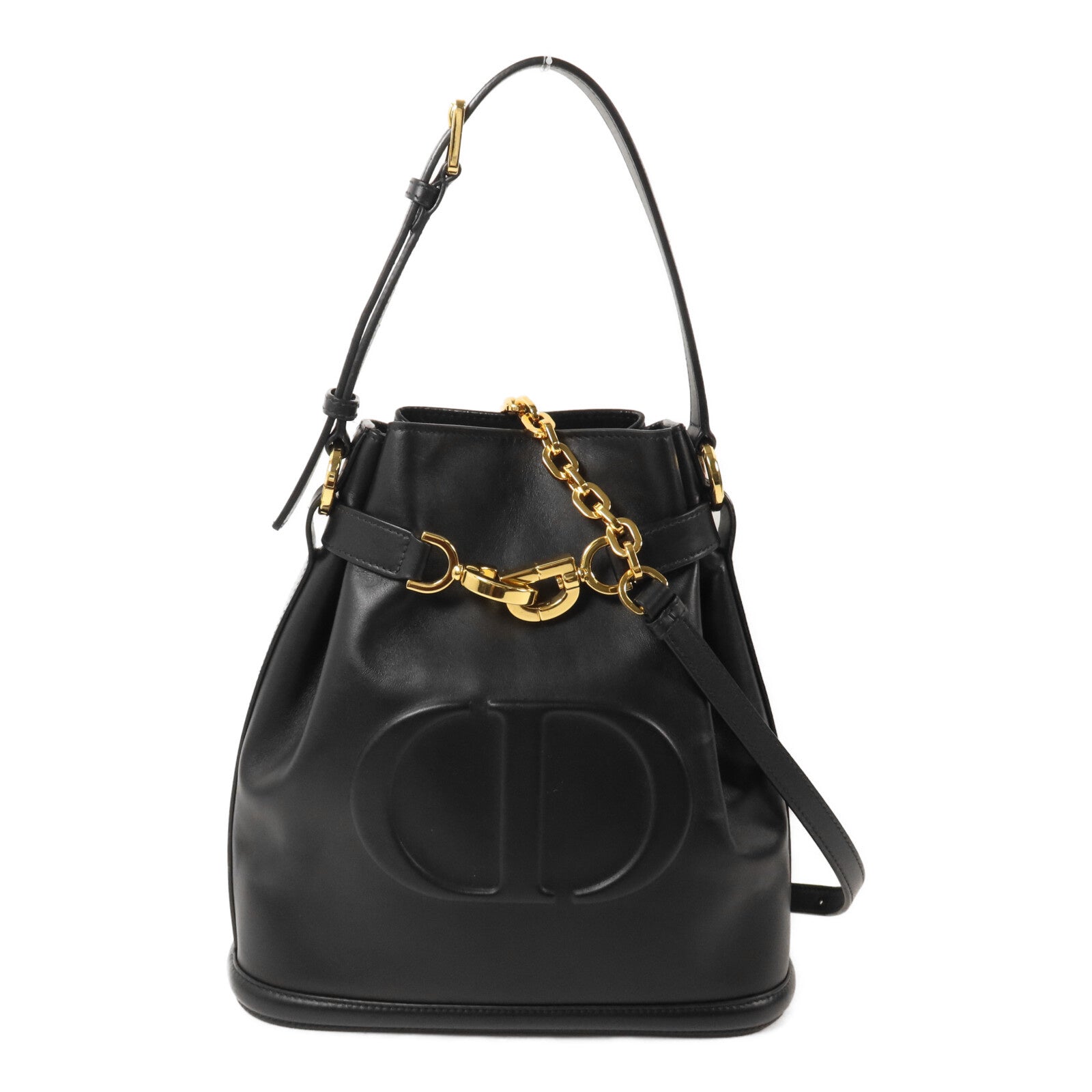 Dior 牛皮皮革C'est Dior Medium鏈帶手挽肩背兩用袋
