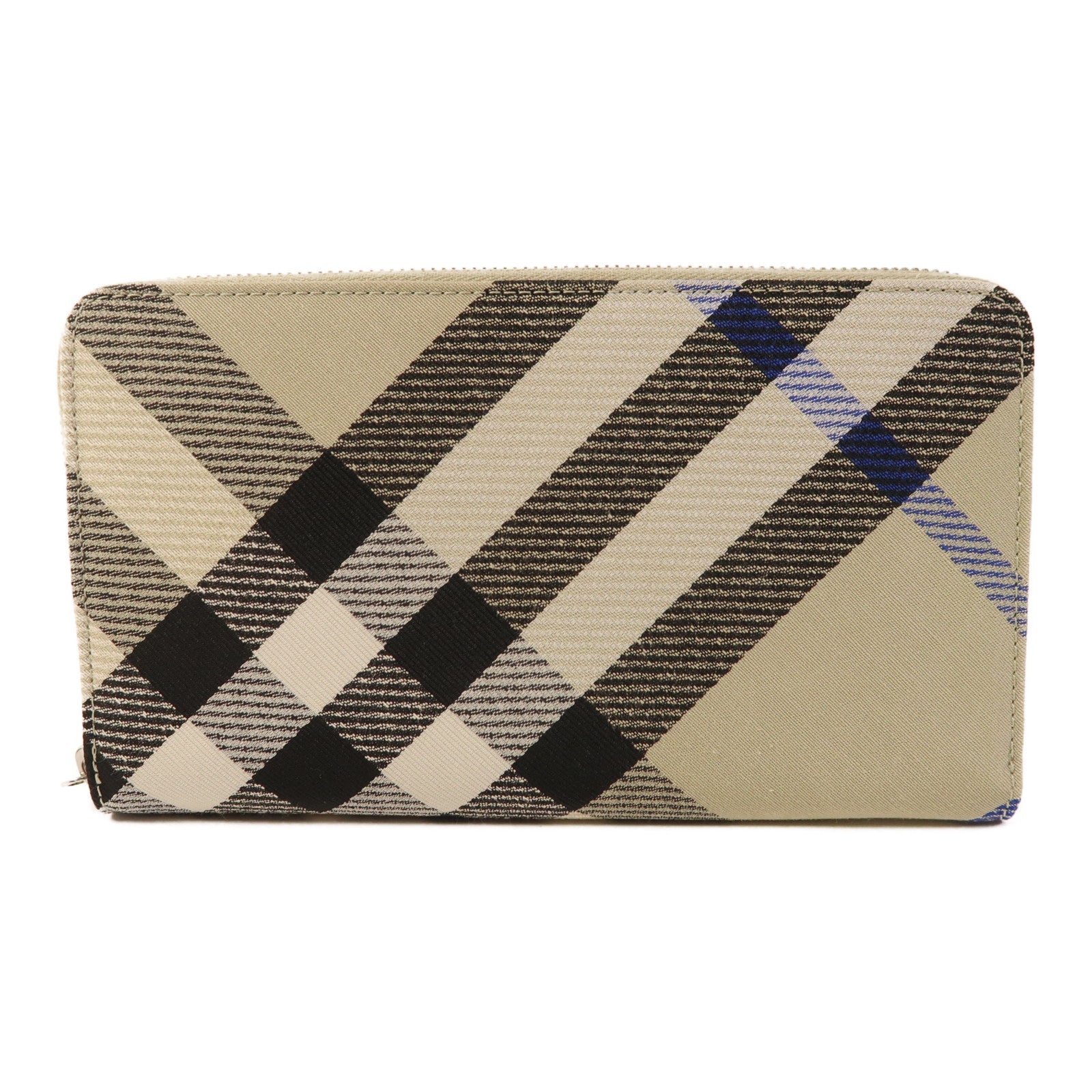 BURBERRY 帆布Long Wallet銀扣長錢包