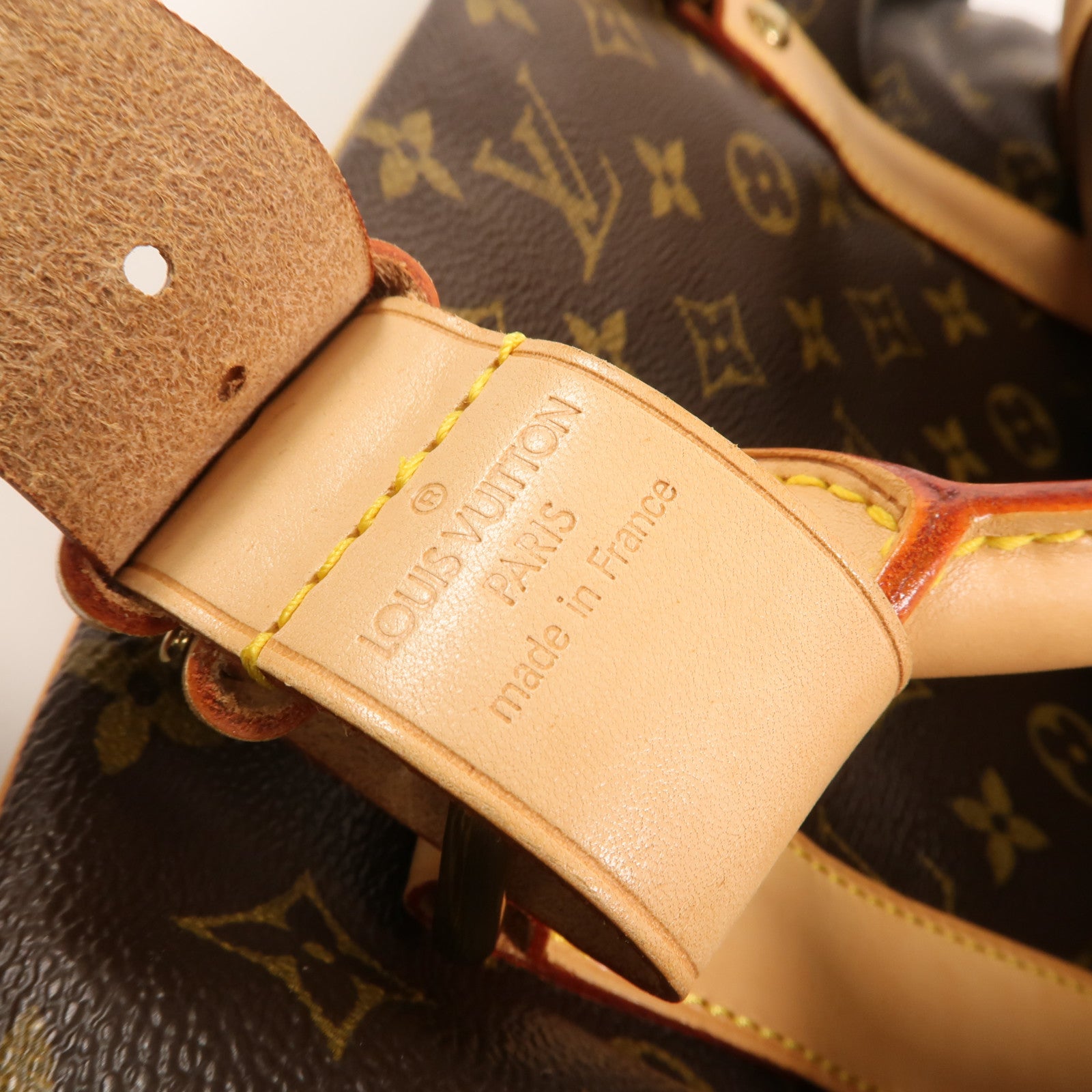 LOUIS VUITTON Monogram CarryAll金扣手挽袋