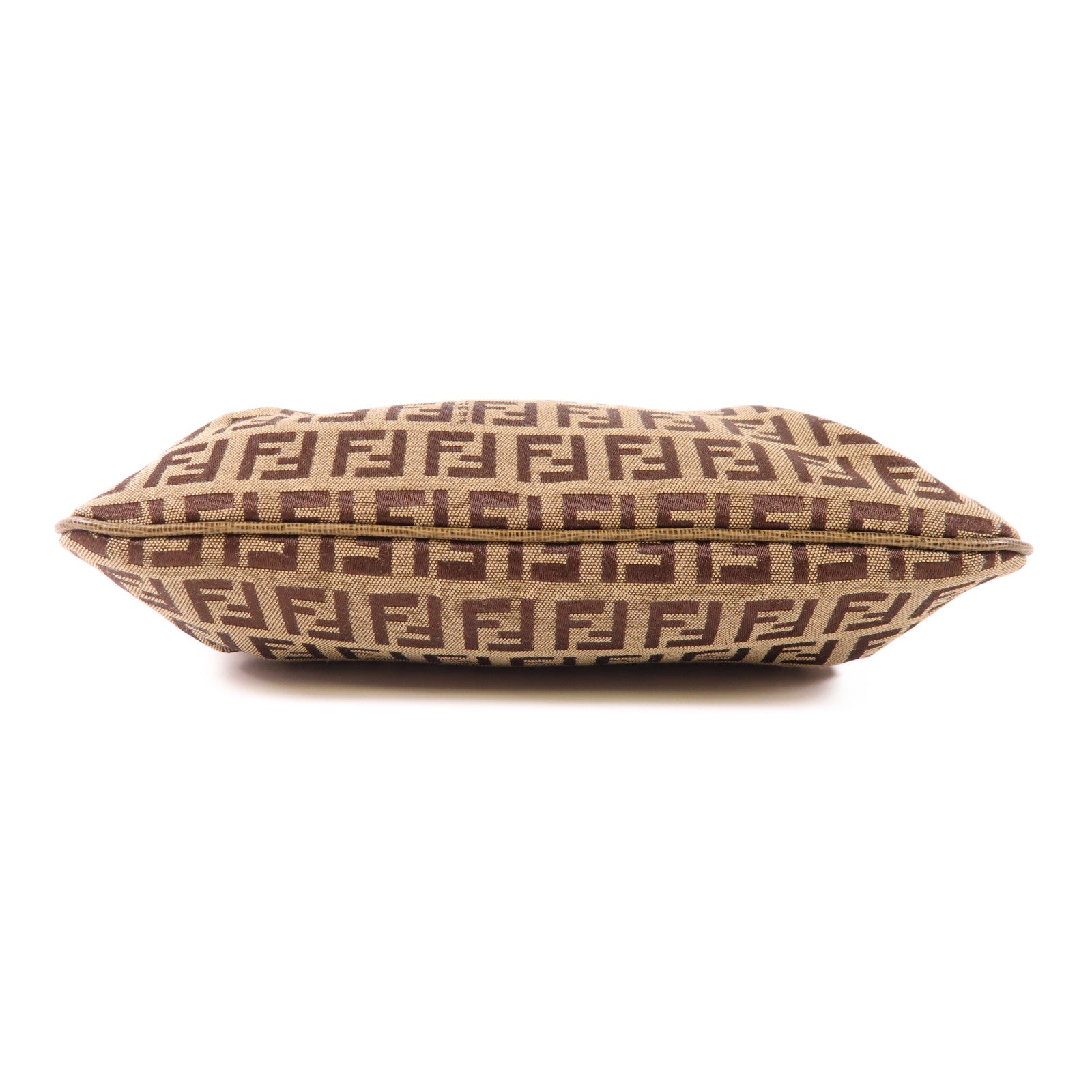 FENDI 帆布Zucchino Chain Pouch鏈帶手拿包