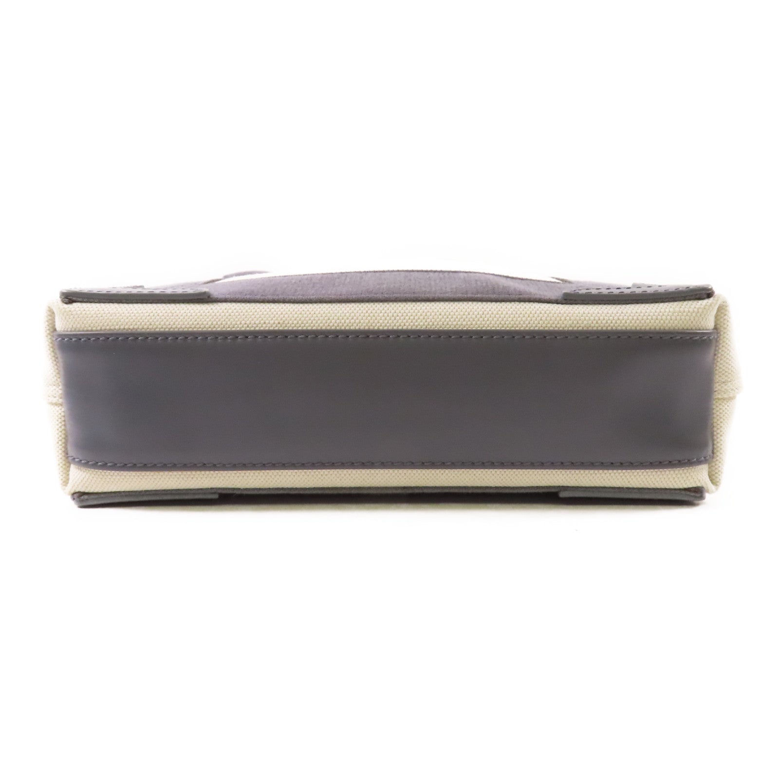 BALENCIAGA 帆布/皮革Cabas XS銀扣手挽肩背兩用袋