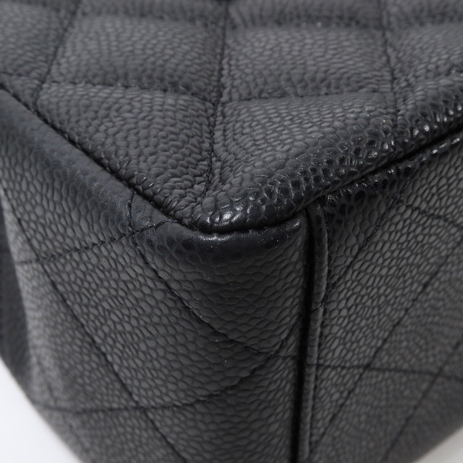 CHANEL 牛皮皮革Maxi Classic鏈帶肩背袋
