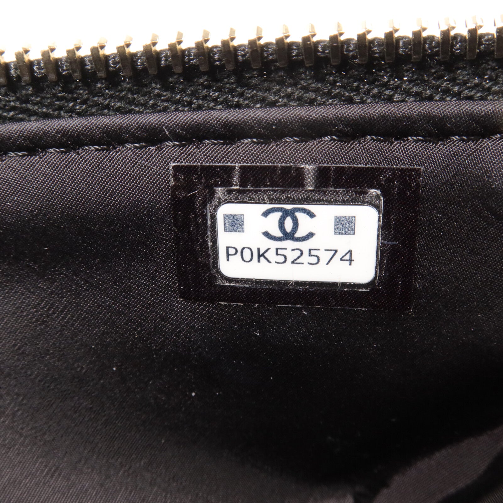 CHANEL 絨面尼龍Neige Chain Clutch鏈帶手挽肩背兩用袋