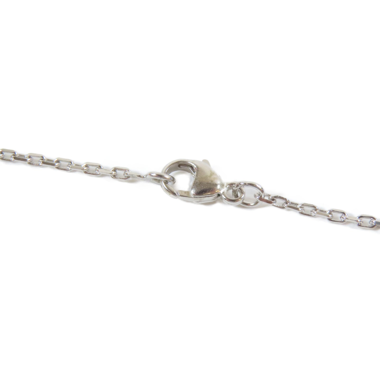 HERMES 金屬Mini Pop H Necklace銀扣項鍊藍色/銀色