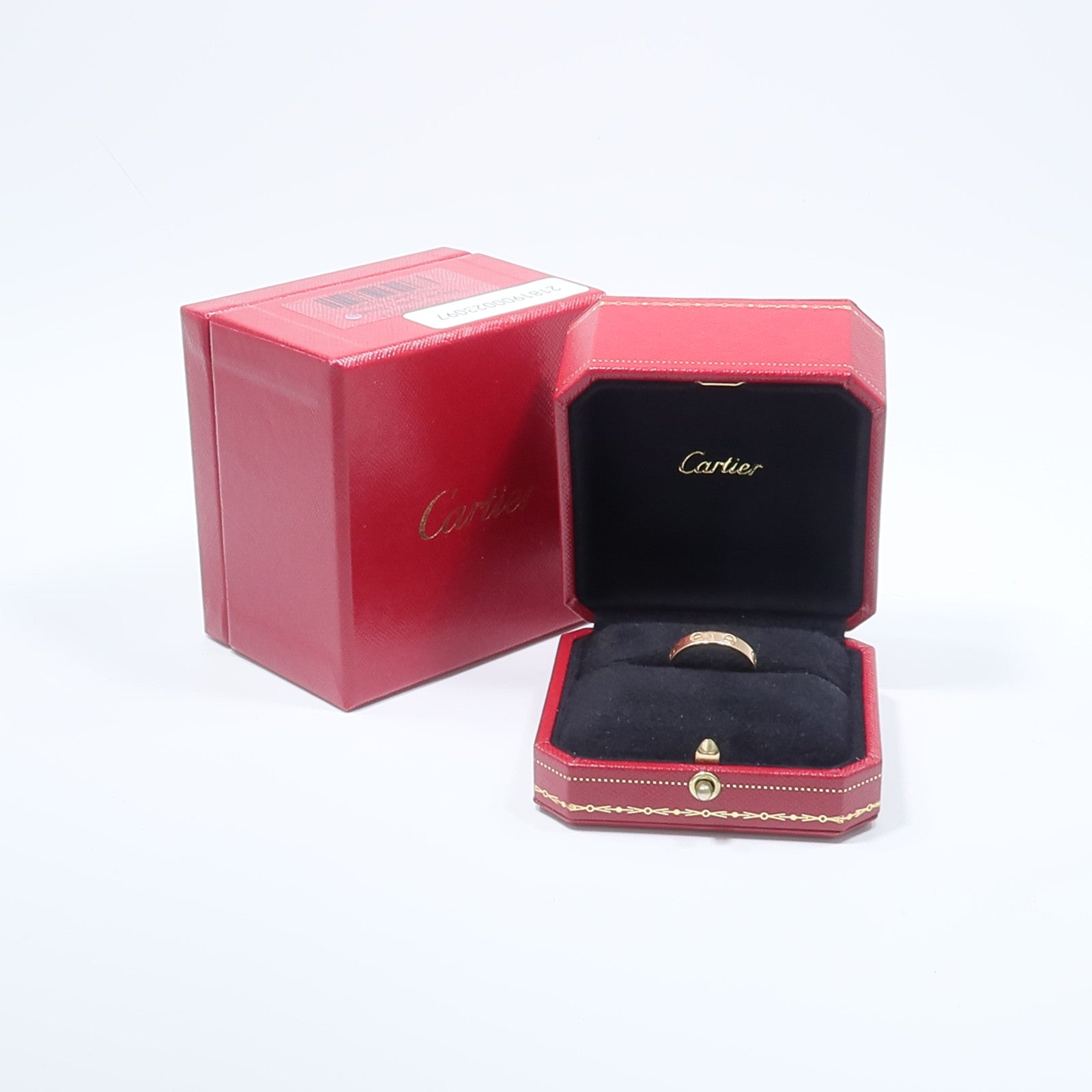CARTIER 18K玫瑰金Love Ring SM戒指