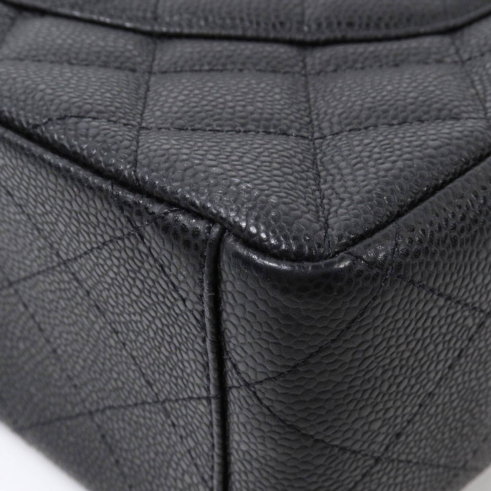 CHANEL 牛皮皮革Maxi Classic鏈帶肩背袋