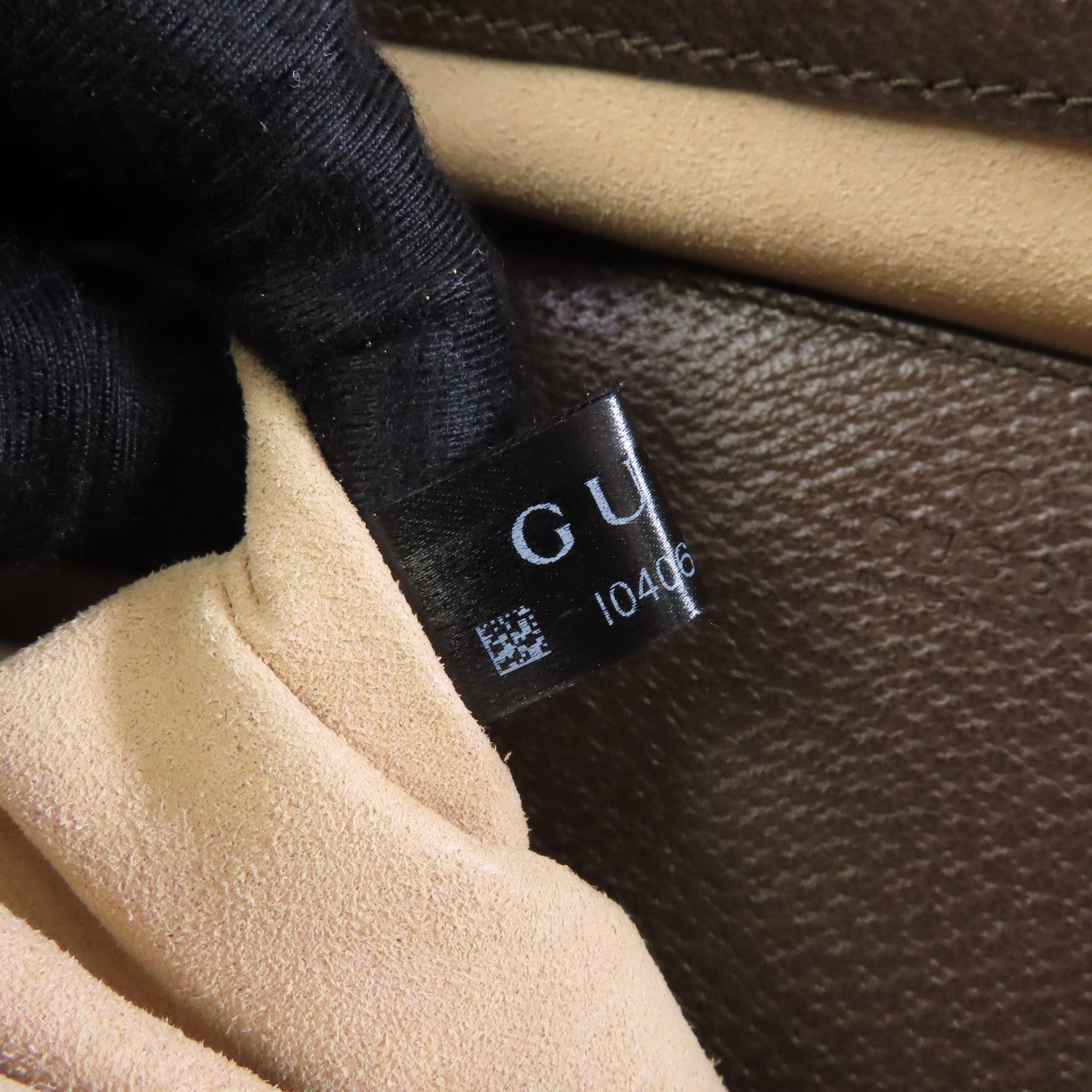 GUCCI 塗層帆布Ophidia GG Small金扣手挽肩背兩用袋棕色