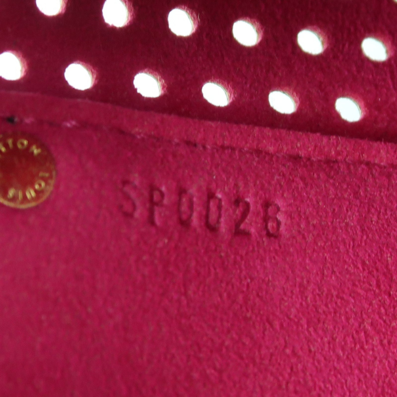 LOUIS VUITTON 【激減優惠】Monogram Perfo Speedy 30金扣手挽袋啡色