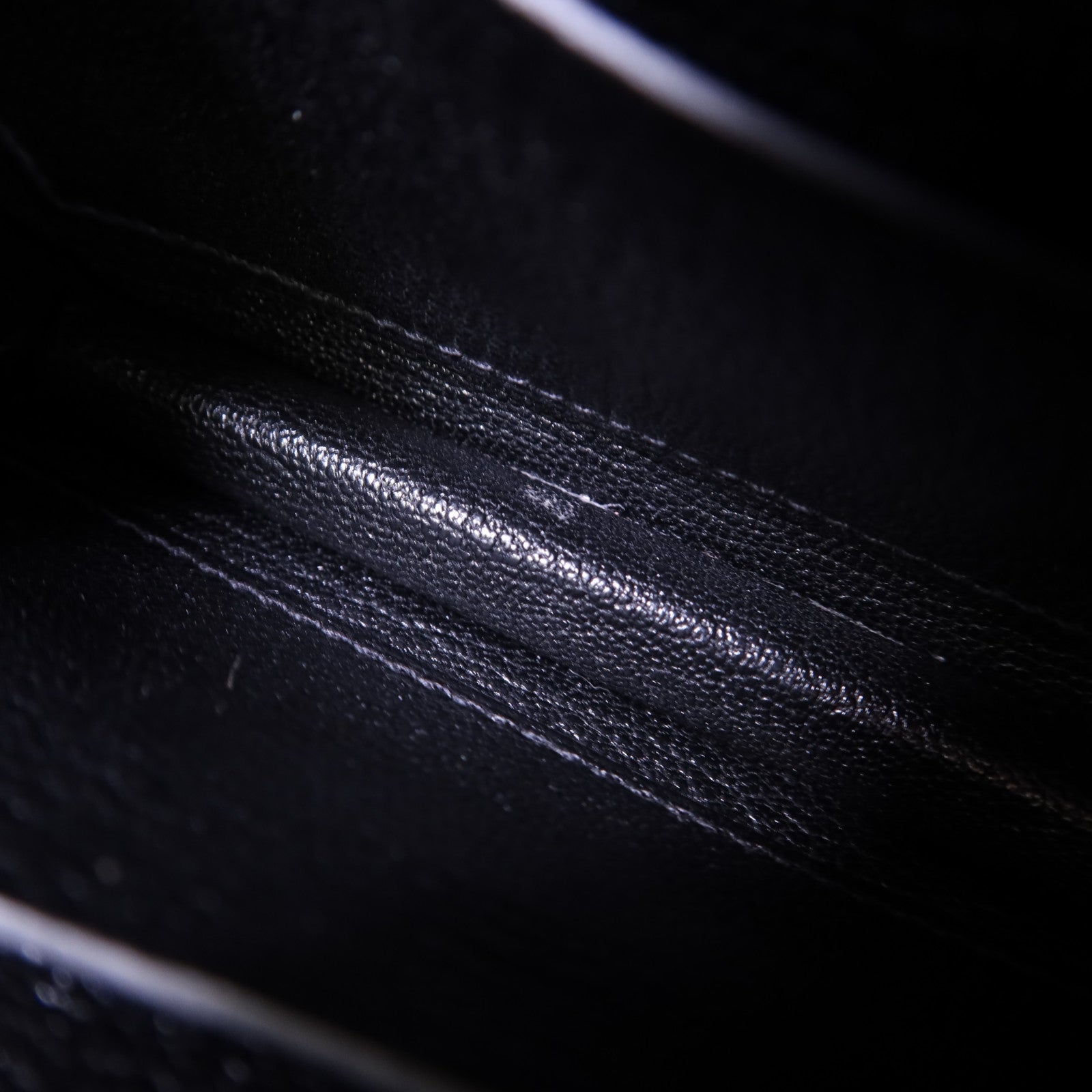 HERMES Chevre Mysore皮革Roulis Slim金扣錢包Noir