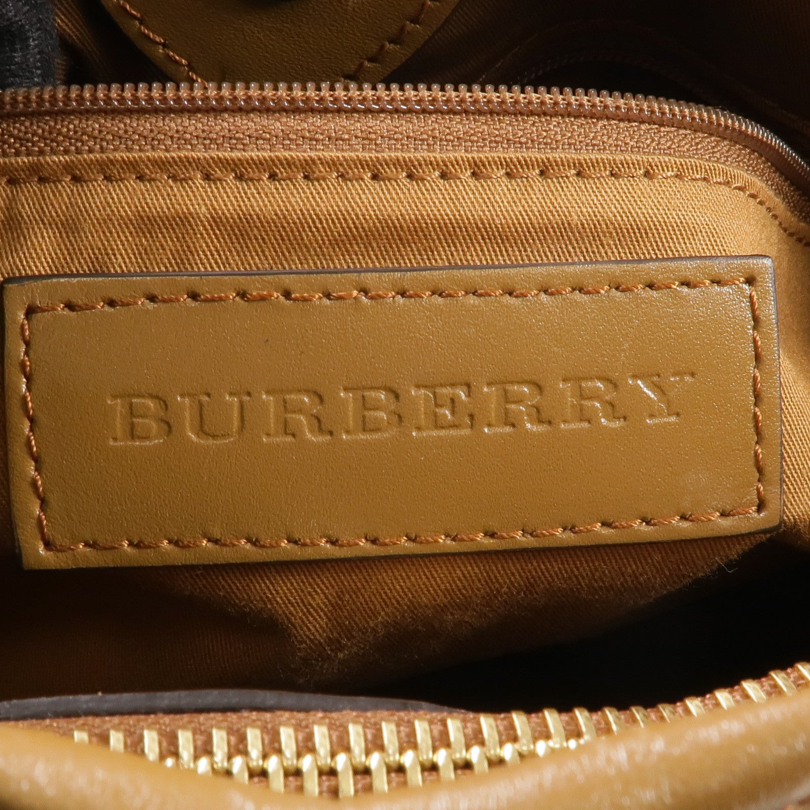 BURBERRY 塗層帆布Haymarket Northfield金扣手挽肩背兩用袋