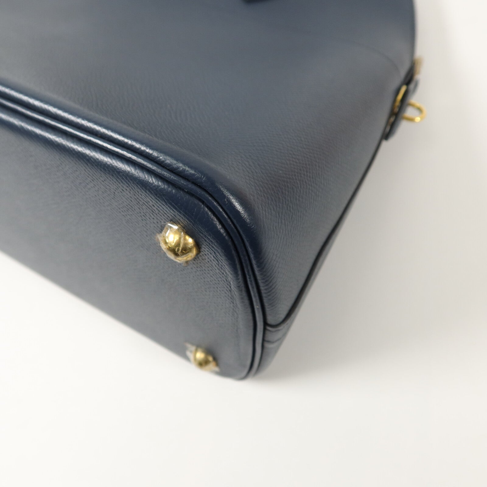 HERMES Epsom皮革Bolide 35手挽肩背兩用袋Bleu Saphir