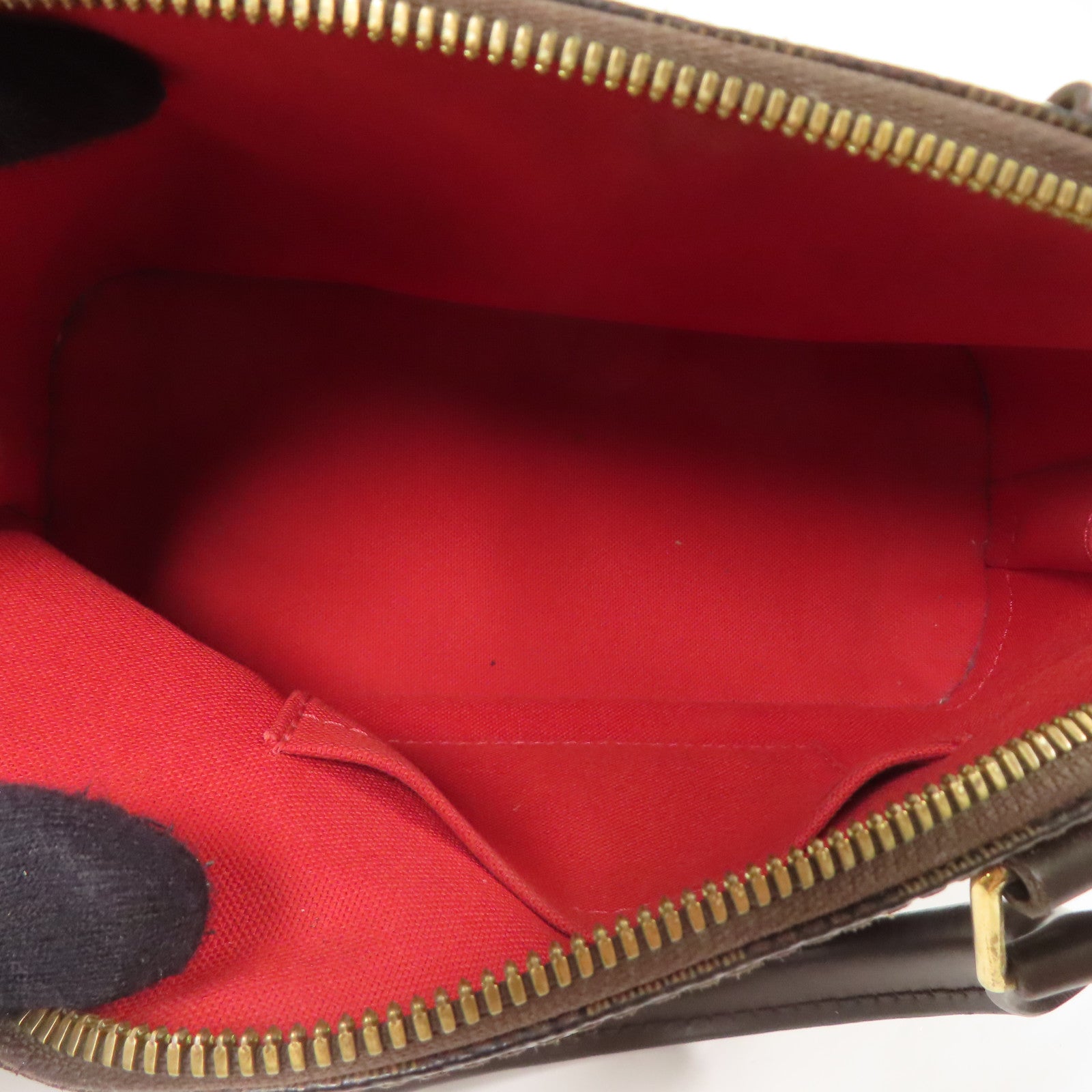 LOUIS VUITTON Damier Alma BB金扣手挽肩背兩用袋