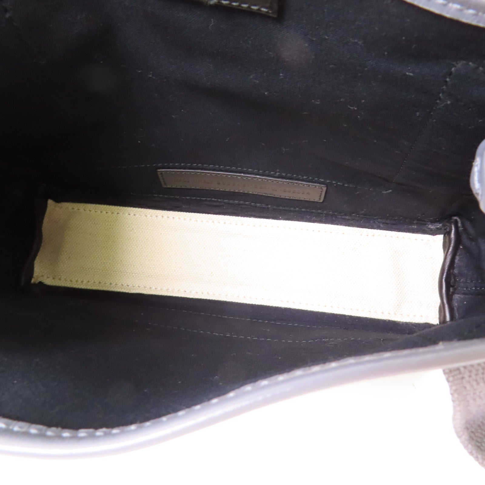 BALENCIAGA 帆布/皮革Cabas XS銀扣手挽肩背兩用袋