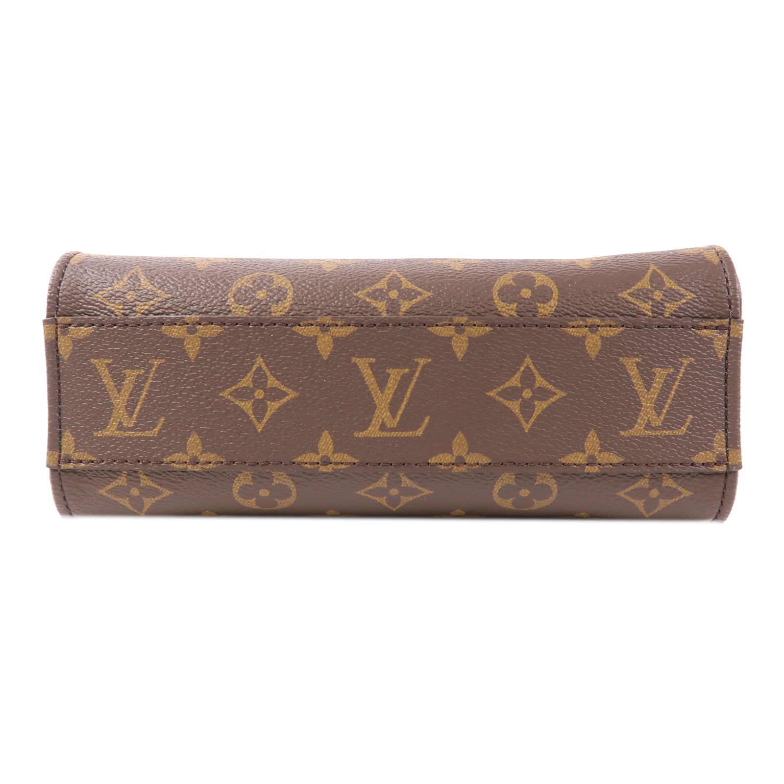 LOUIS VUITTON LV GHW Sac Plat BB 2 Way Shoulder Bag M46265 Monogram Brown