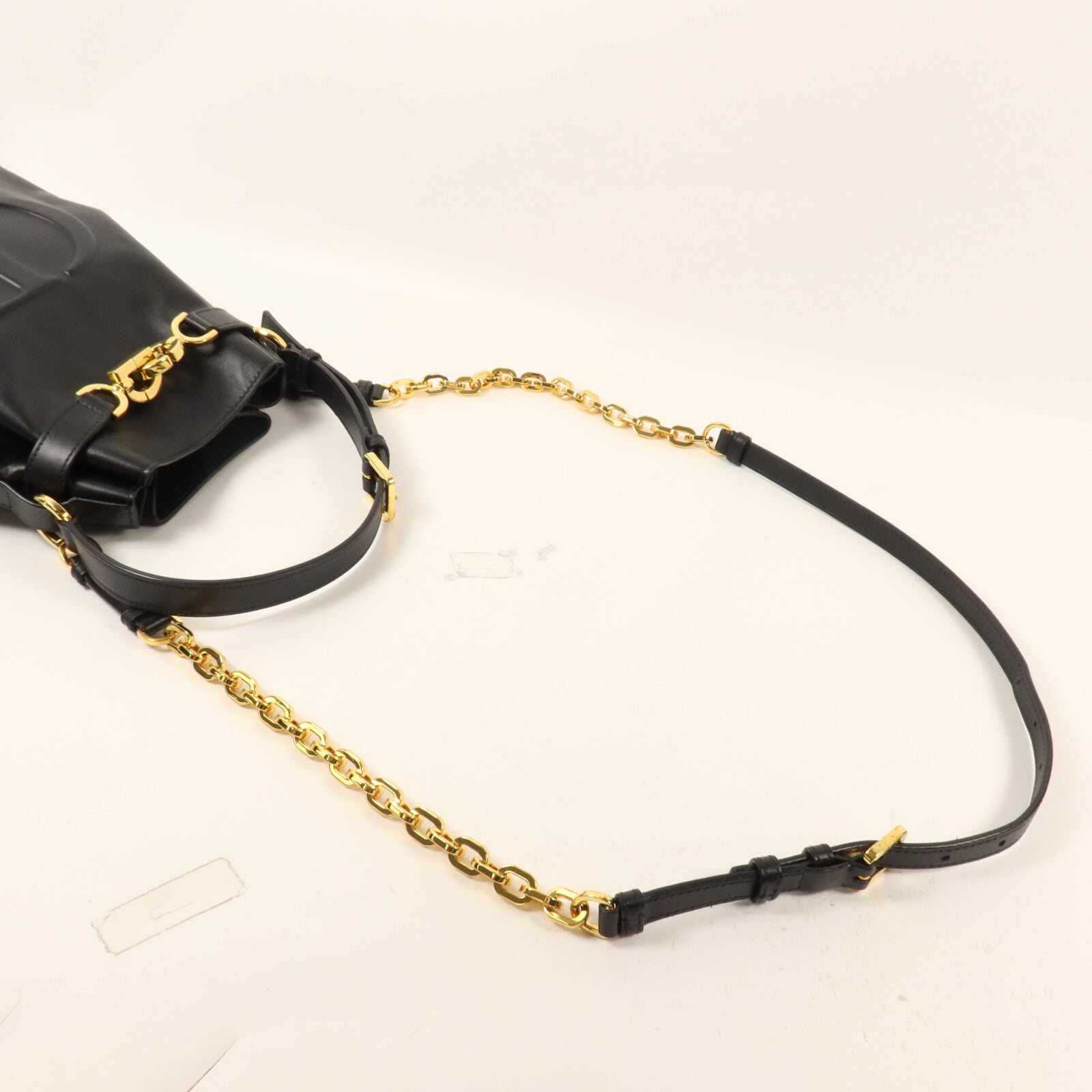 Dior 牛皮皮革C'est Dior Medium鏈帶手挽肩背兩用袋