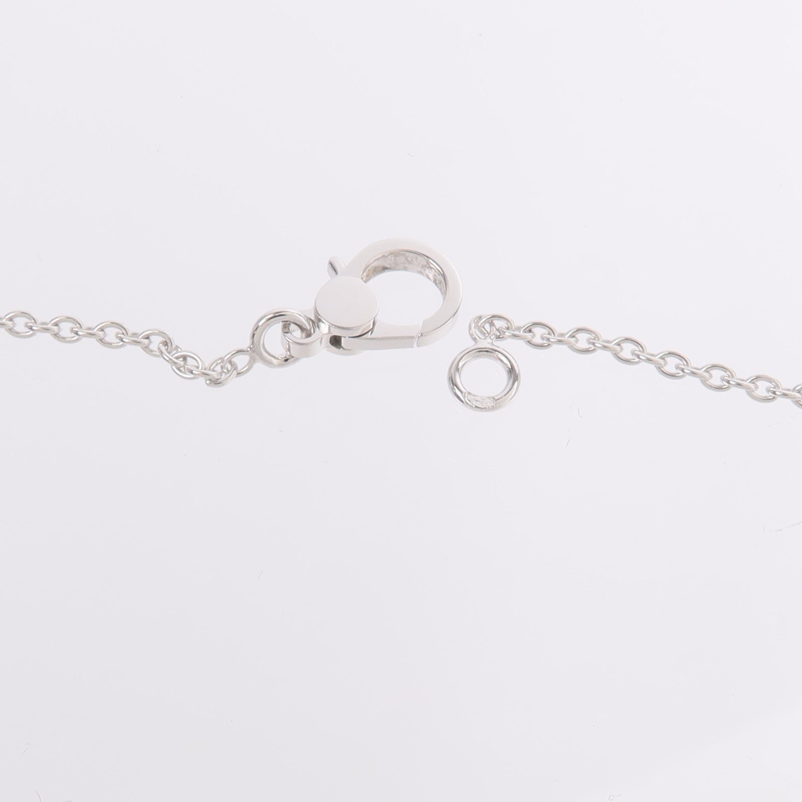 HERMES 18K白金Finesse Pendant鑽石項鍊
