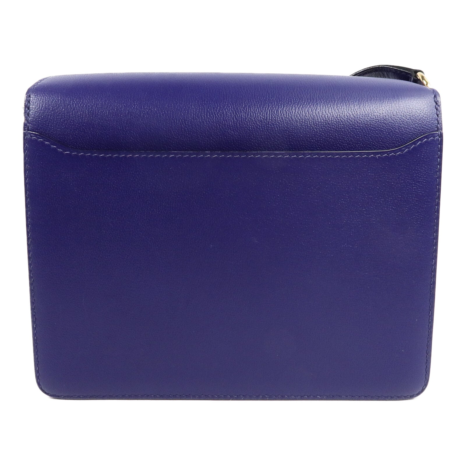 HERMES Evercolor皮革Roulis 23肩背袋Bleu Encre