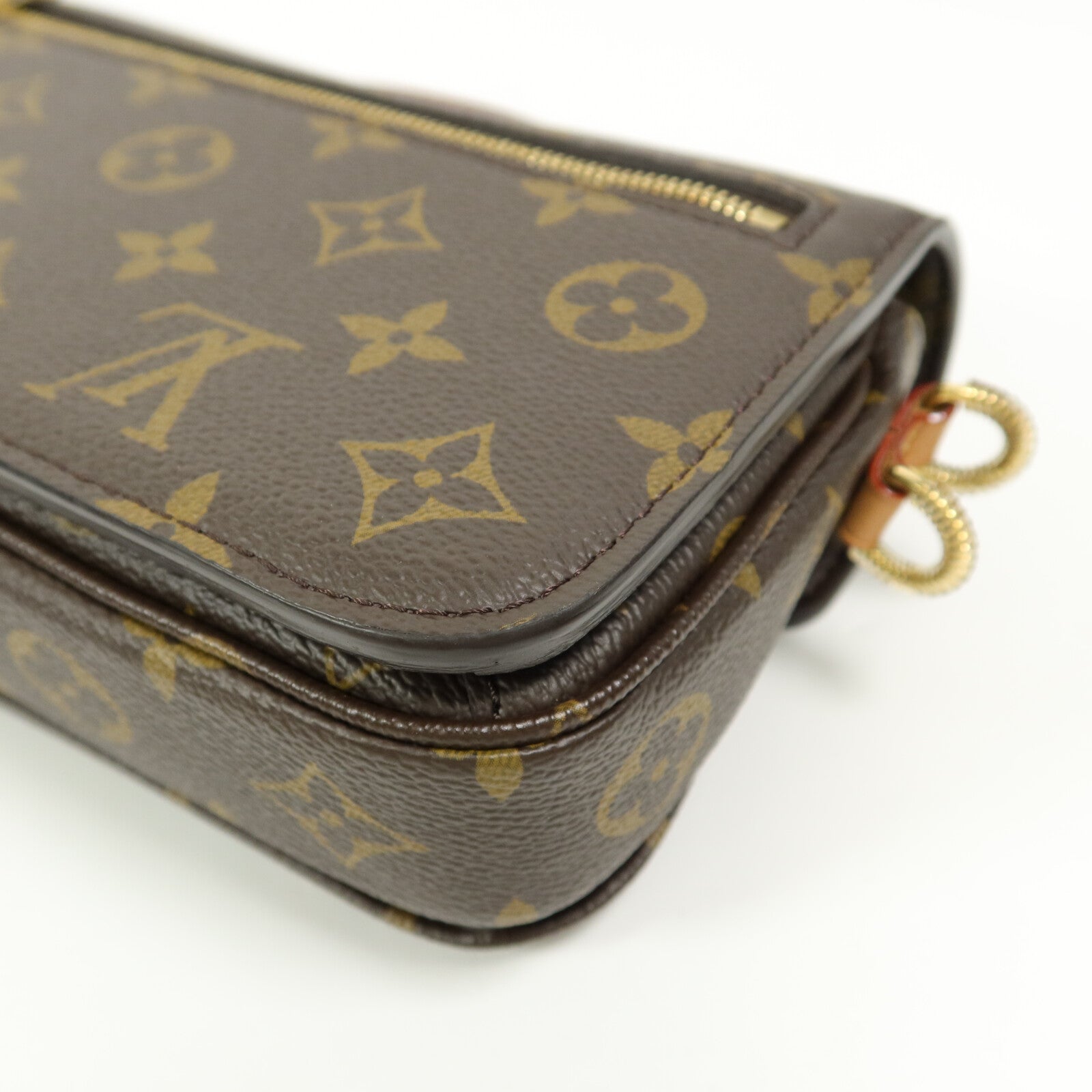 LOUIS VUITTON Monogram Pochette Metis East West手挽肩背兩用袋
