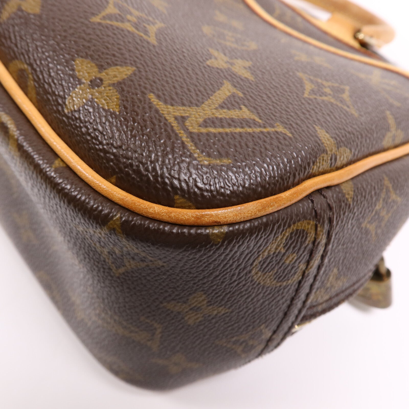 LOUIS VUITTON Monogram Trouville PM金扣手挽袋