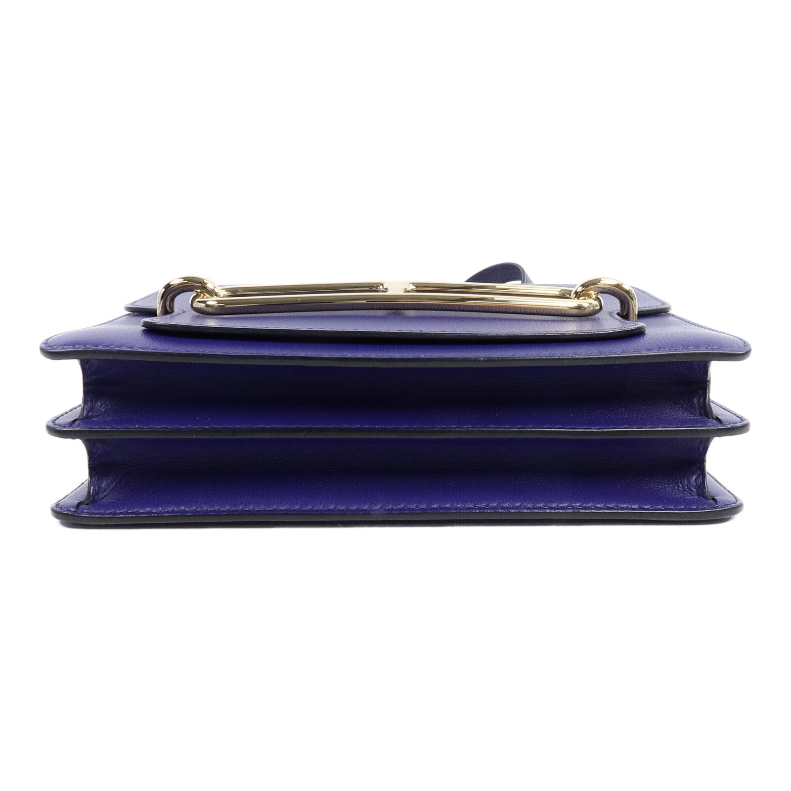 HERMES Evercolor皮革Roulis 23肩背袋Bleu Encre