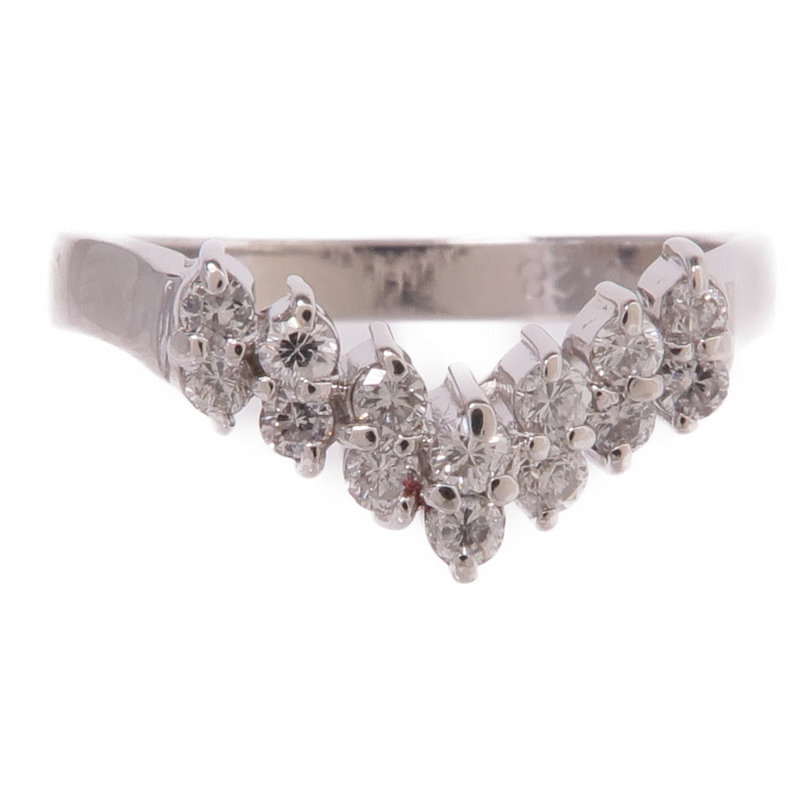 JEWELRY 【激減優惠】PT900鉑金Diamond Ring鑽石戒指US#6