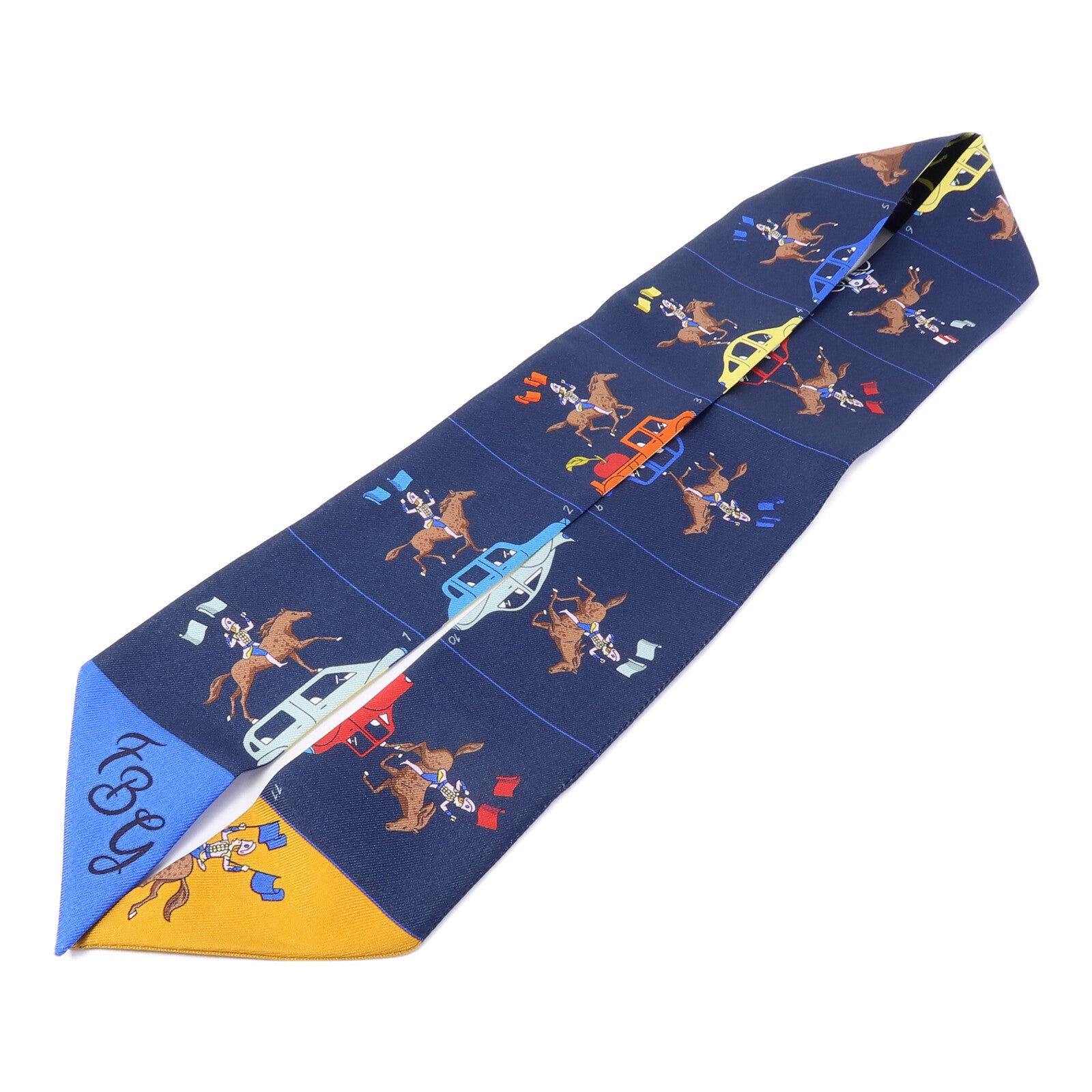 HERMES 絲質Twilly絲巾