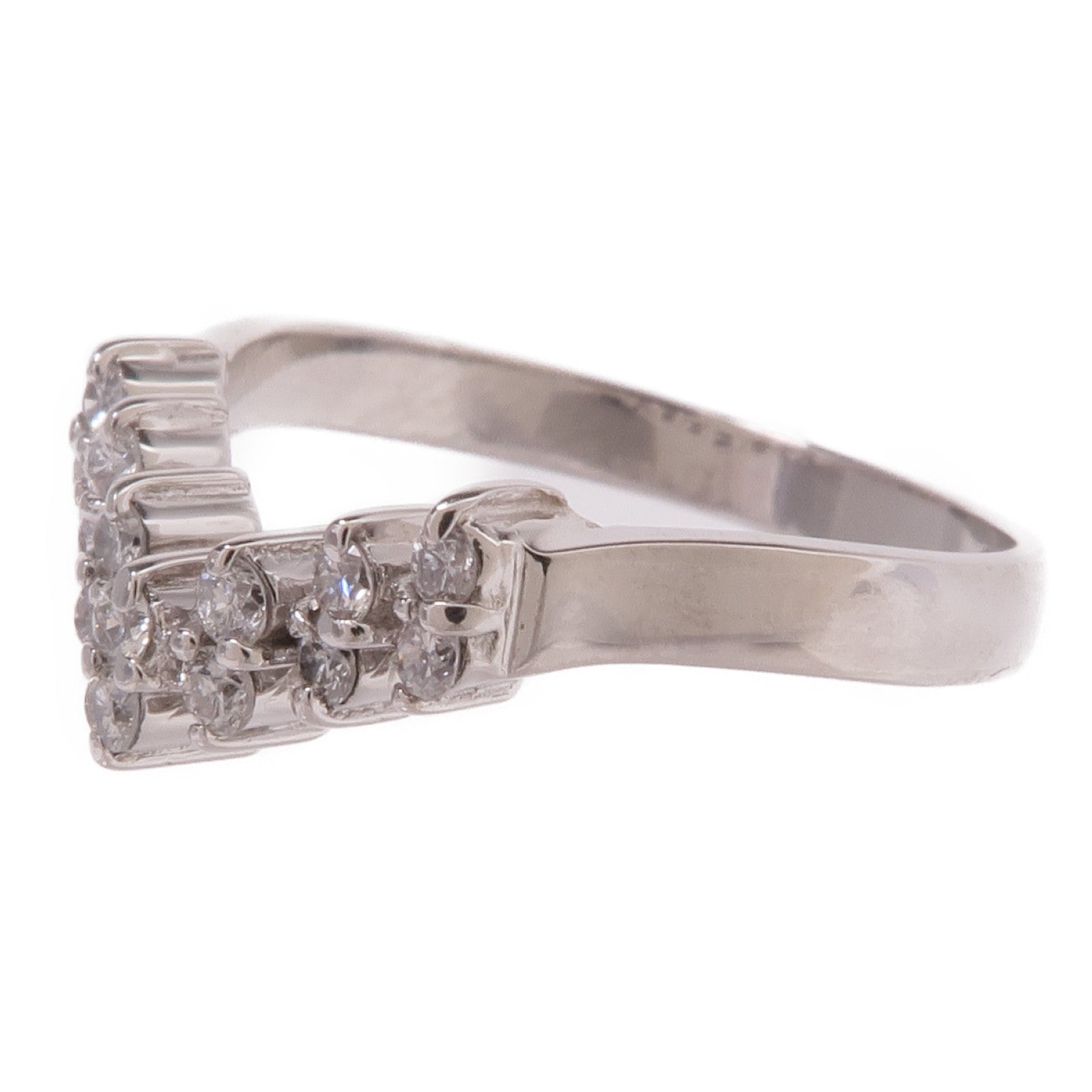 JEWELRY 【激減優惠】PT900鉑金Diamond Ring鑽石戒指US#6