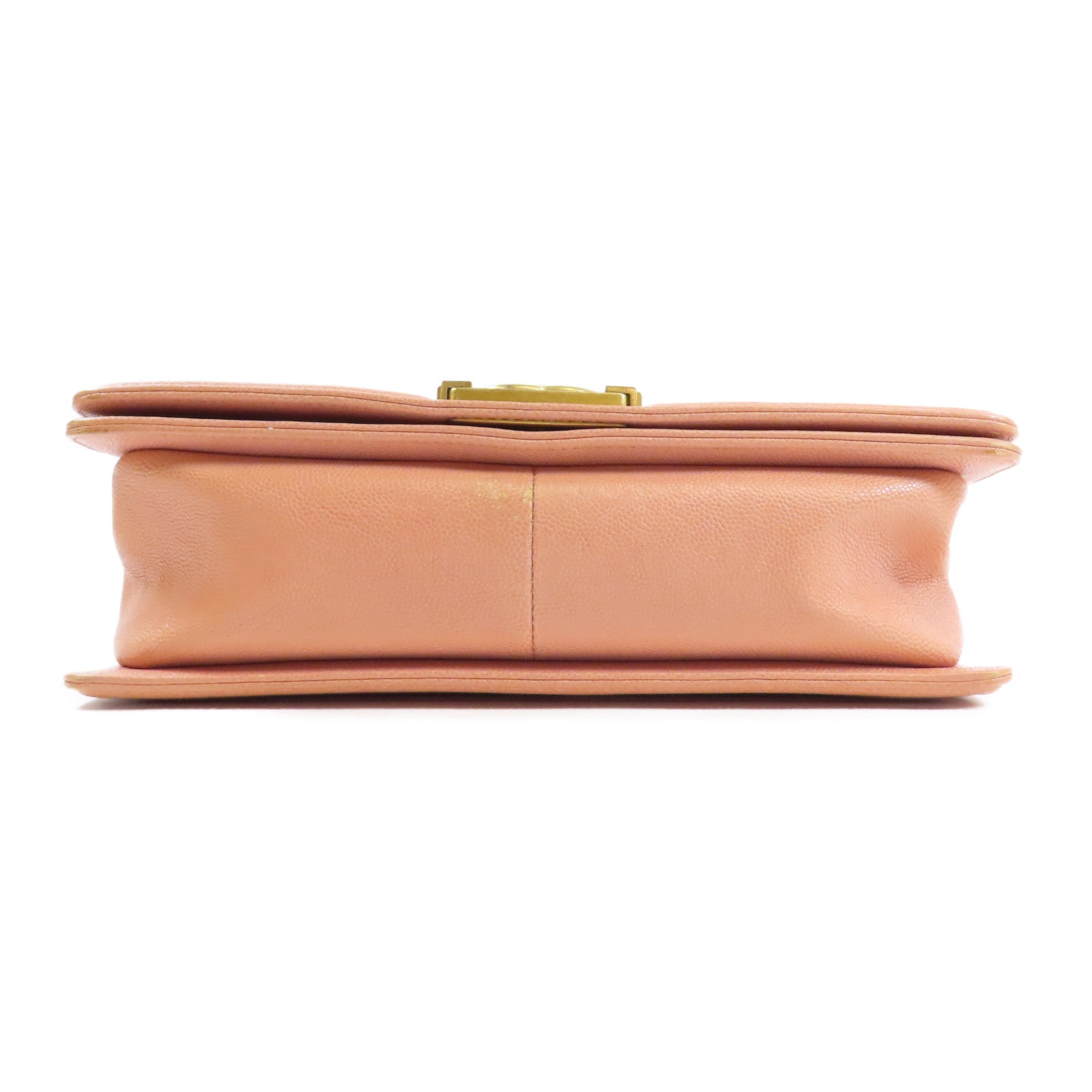 CHANEL 牛皮皮革Boy 25金扣肩背袋