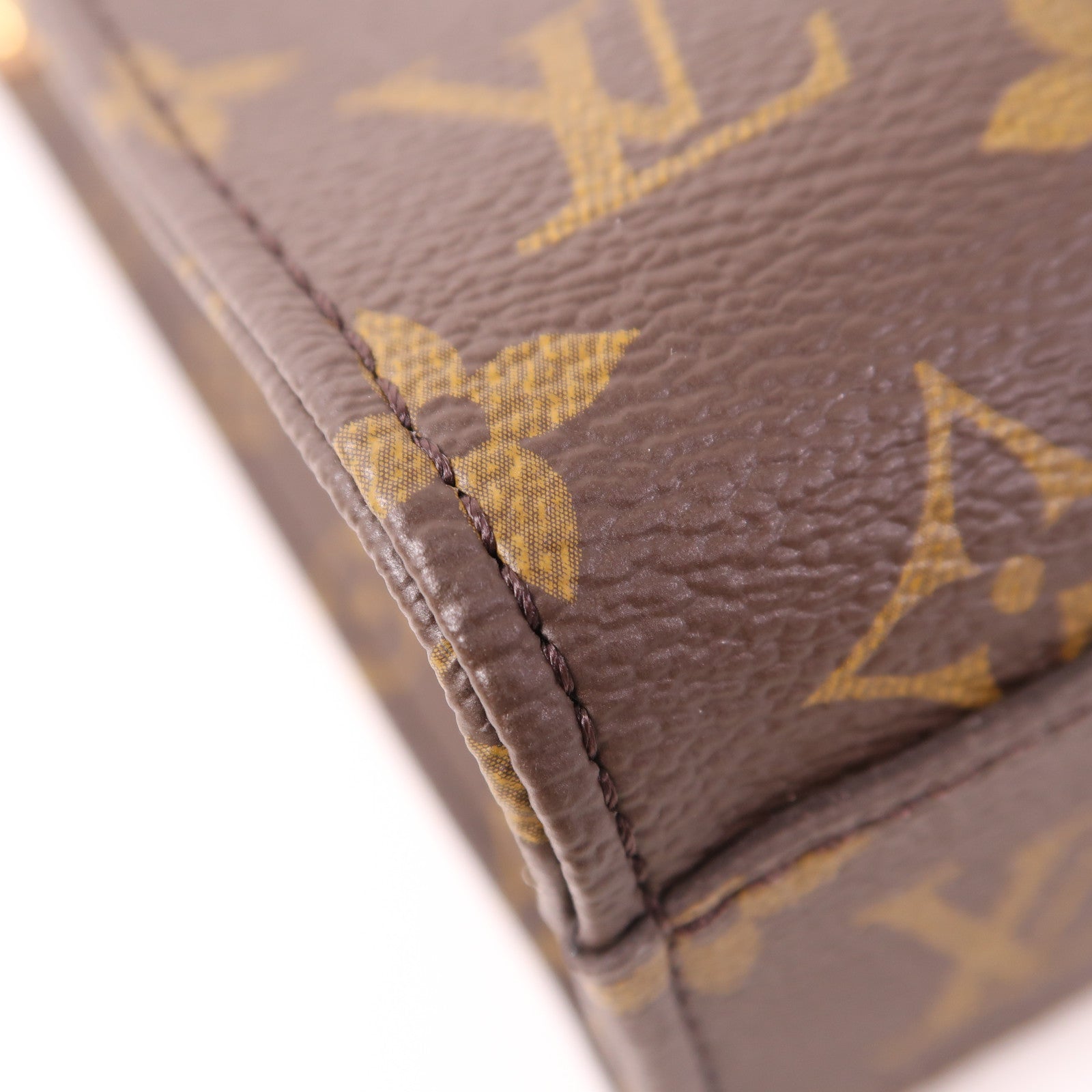 LOUIS VUITTON LV GHW Sac Plat BB 2 Way Shoulder Bag M46265 Monogram Brown