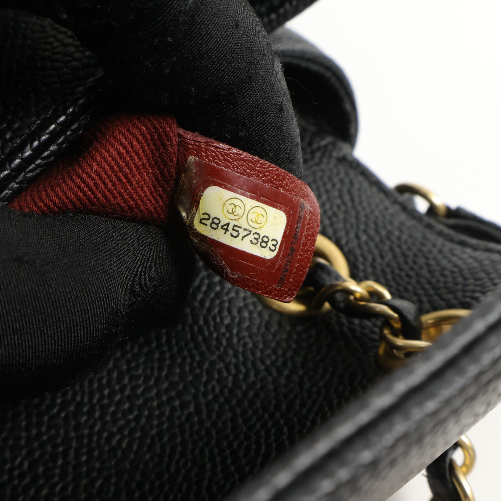 CHANEL 牛皮皮革Chic Trip Flap Bag鏈帶肩背袋