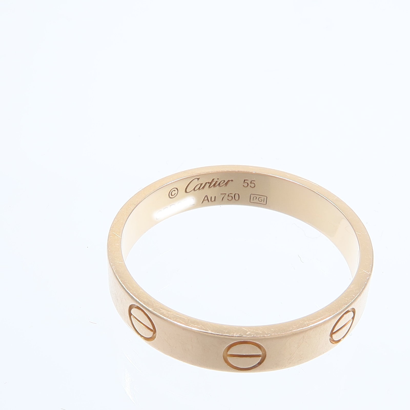 CARTIER 18K玫瑰金Love Ring SM戒指