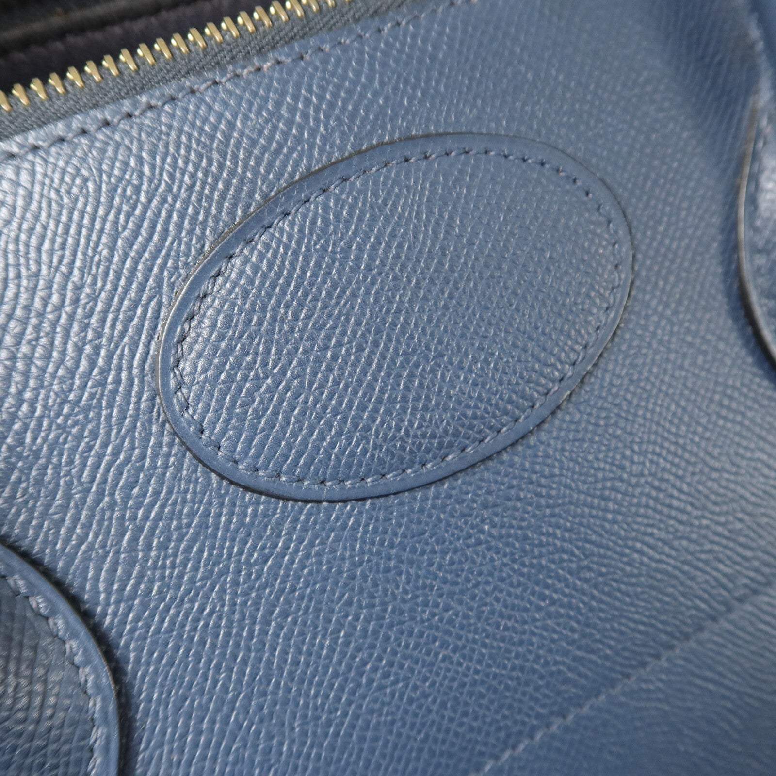 HERMES Epsom皮革Bolide 35手挽肩背兩用袋Bleu Saphir