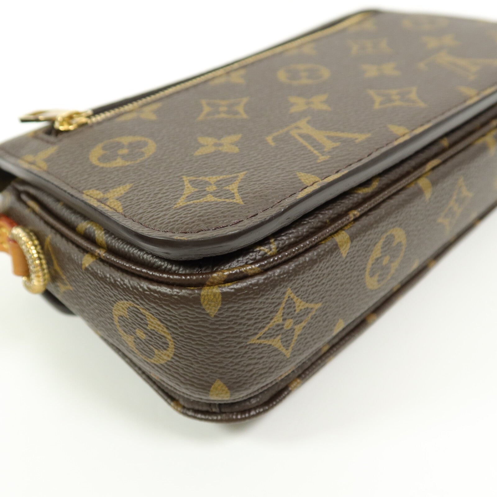 LOUIS VUITTON Monogram Pochette Metis East West手挽肩背兩用袋