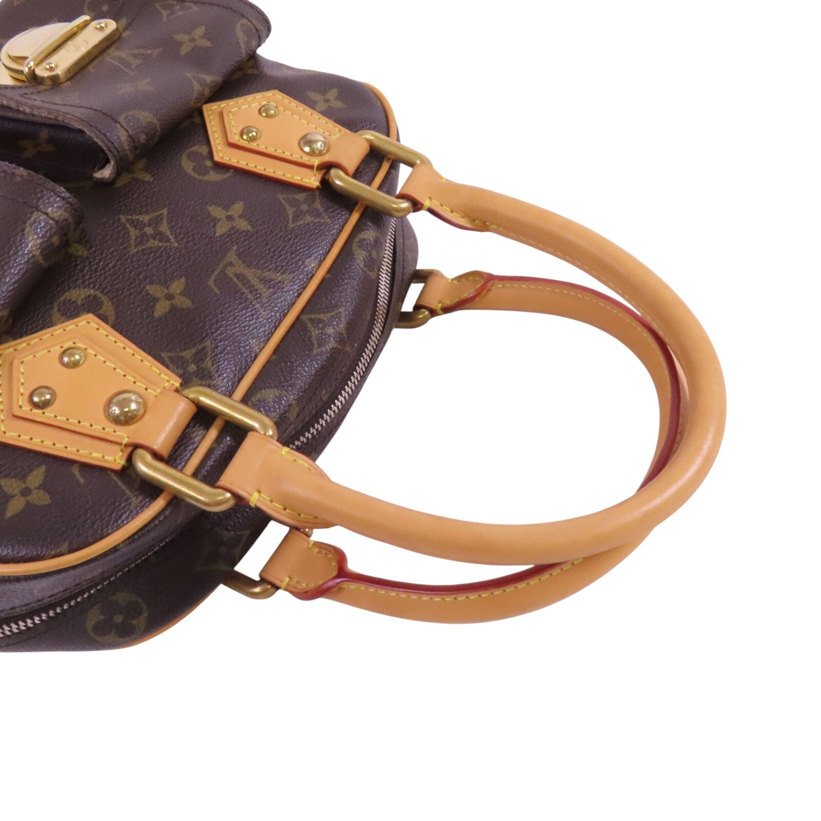 LOUIS VUITTON Monogram Manhttan PM金扣肩背袋
