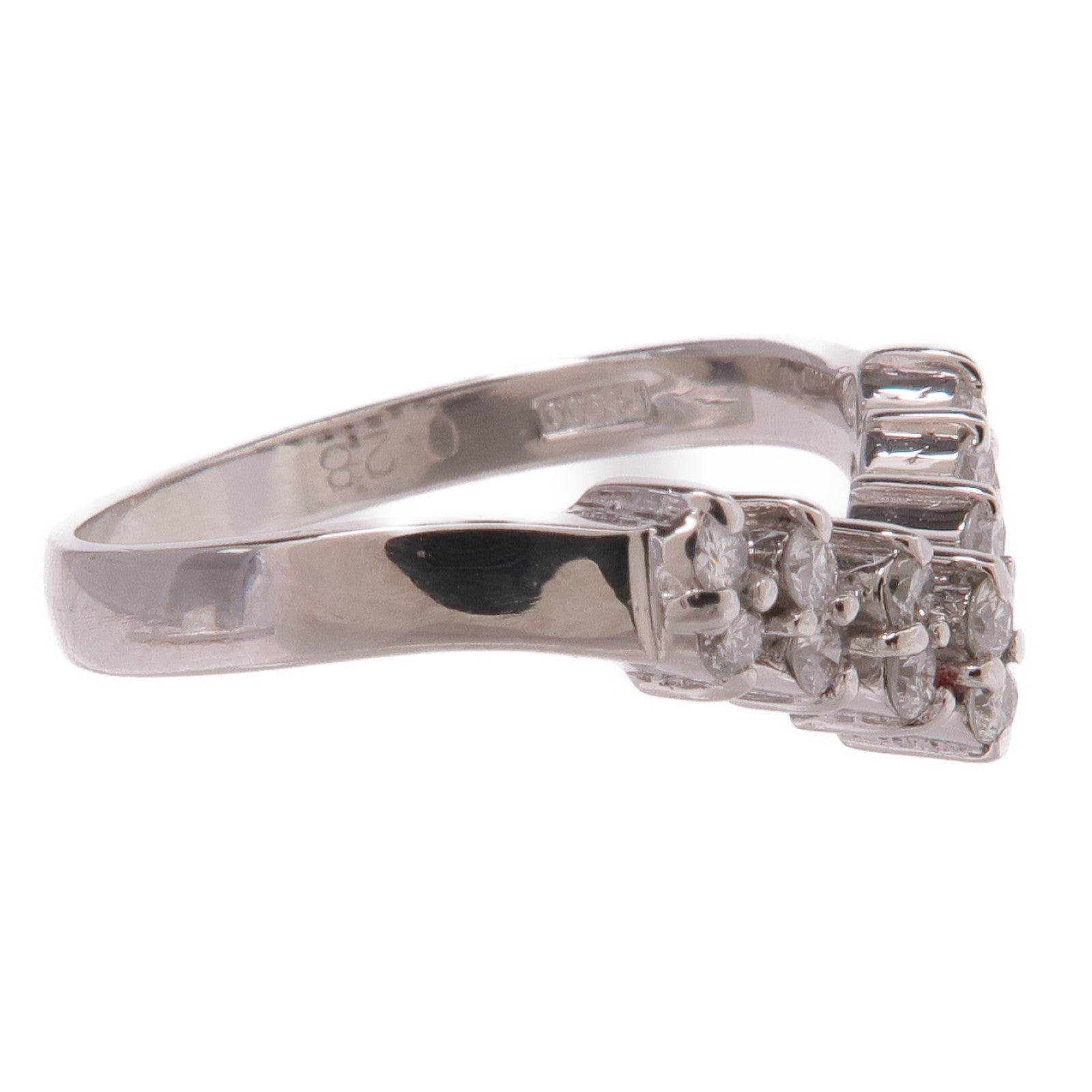 JEWELRY 【激減優惠】PT900鉑金Diamond Ring鑽石戒指US#6