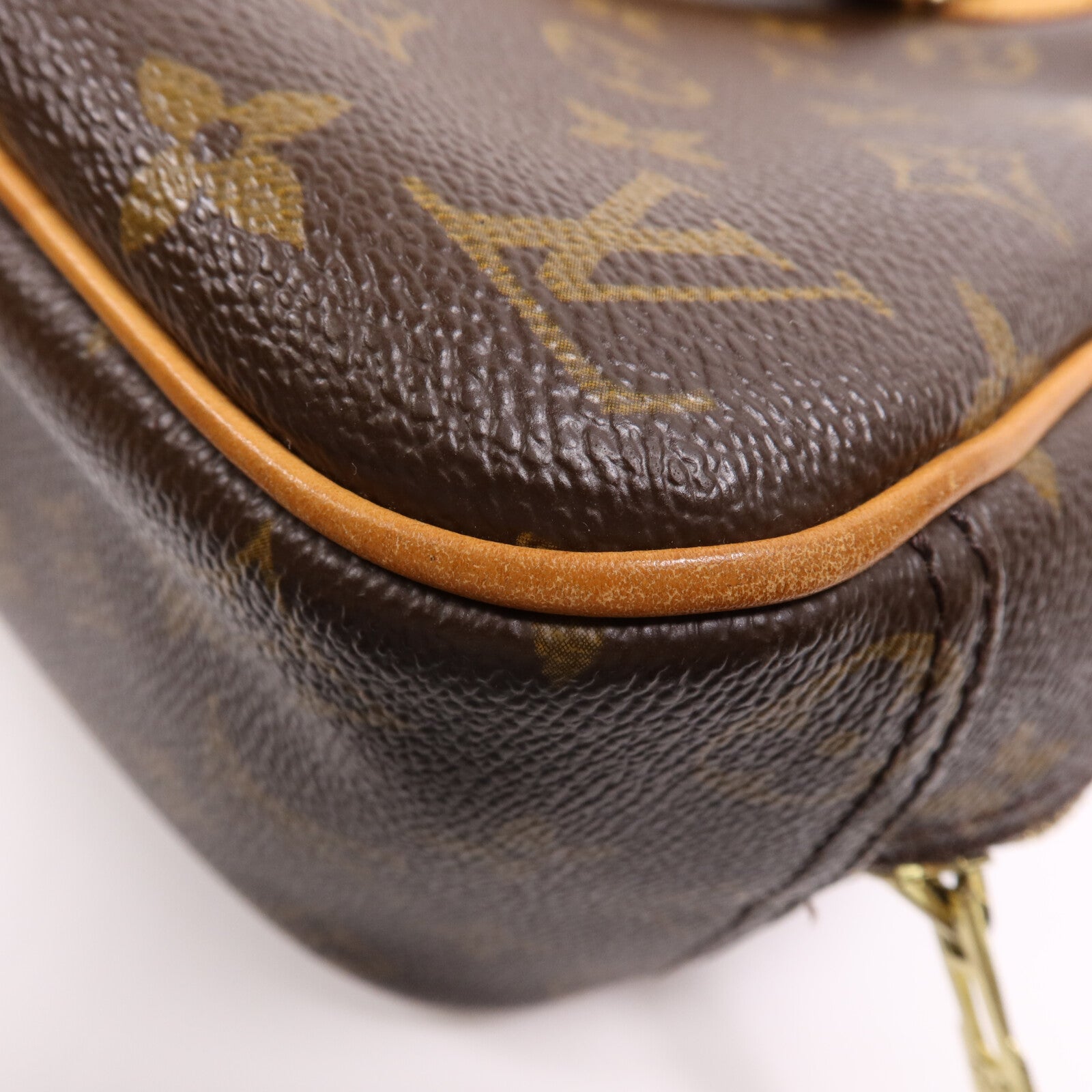 LOUIS VUITTON 【激減優惠】Monogram Trouville PM金扣手挽袋