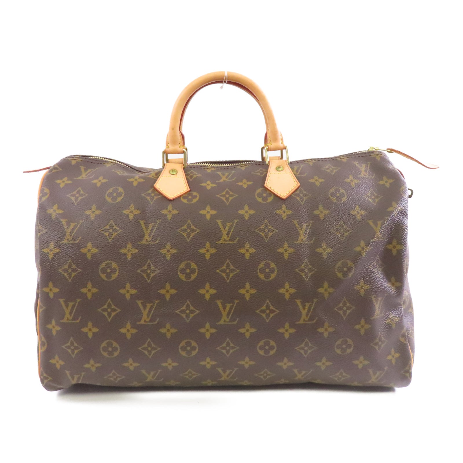 LOUIS VUITTON 【激減優惠】Monogram Speedy 40金扣手挽袋棕色