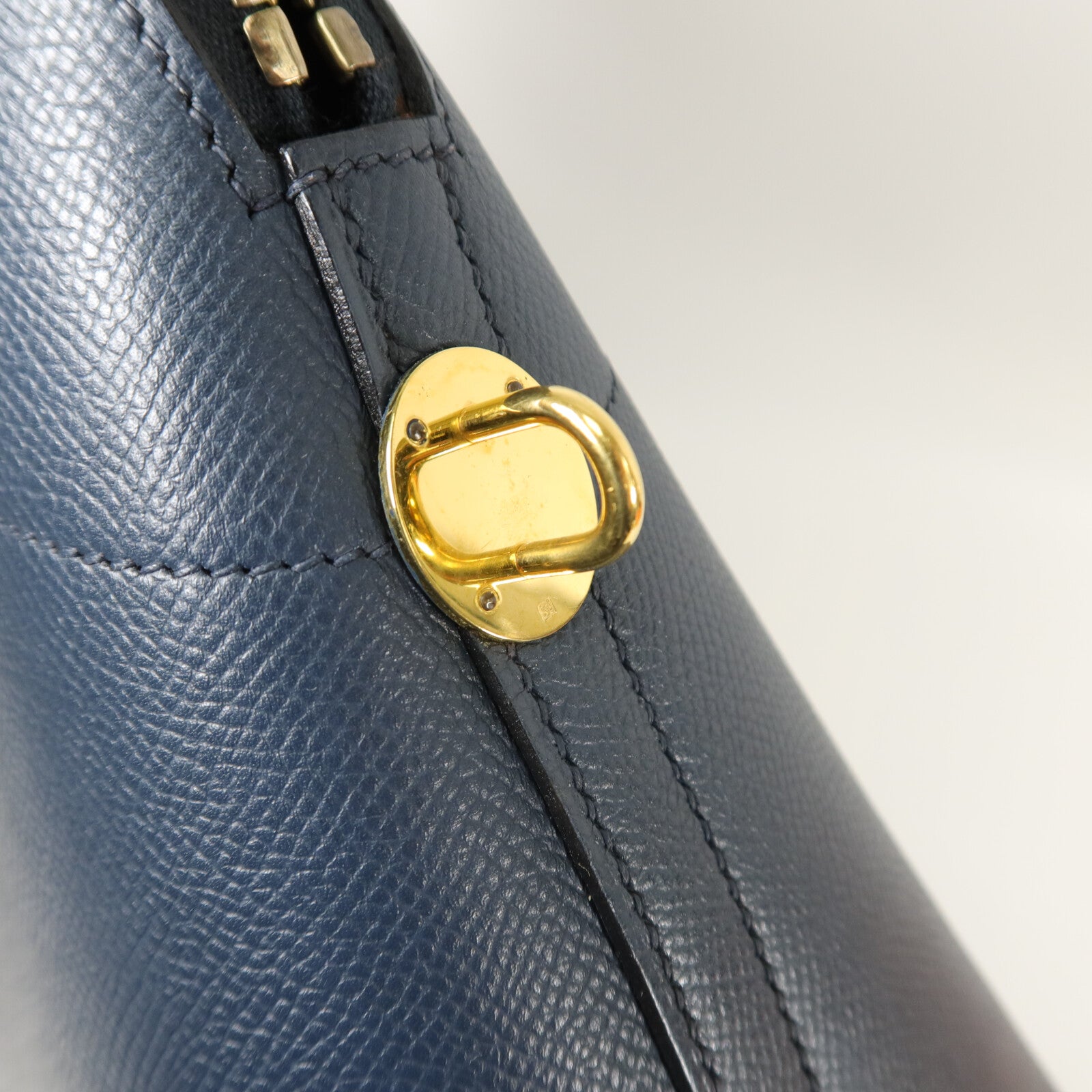 HERMES Epsom皮革Bolide 35手挽肩背兩用袋Bleu Saphir