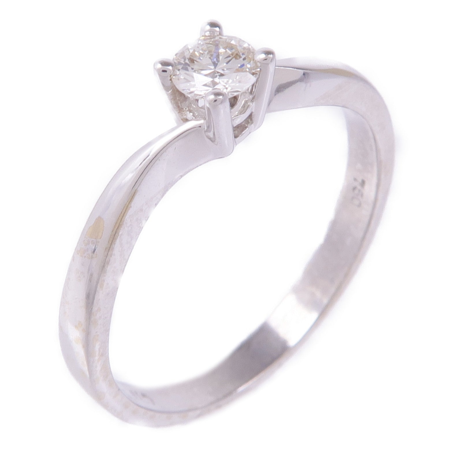 JEWELRY 【激減優惠】18K白金Diamond Ring鑽石戒指US#6.5