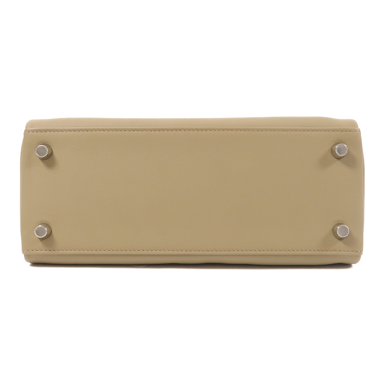 HERMES Swift皮革Kelly 25銀扣手挽肩背兩用袋