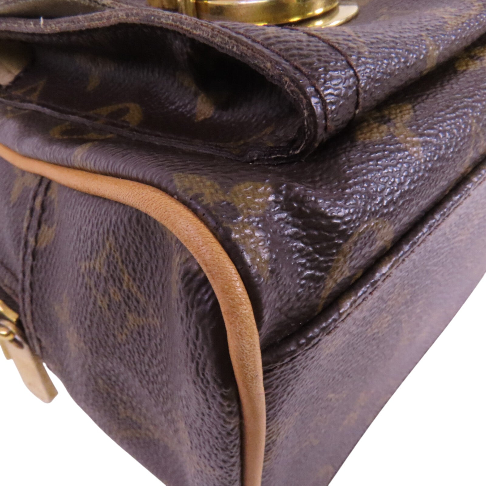 LOUIS VUITTON Monogram Manhttan PM金扣肩背袋