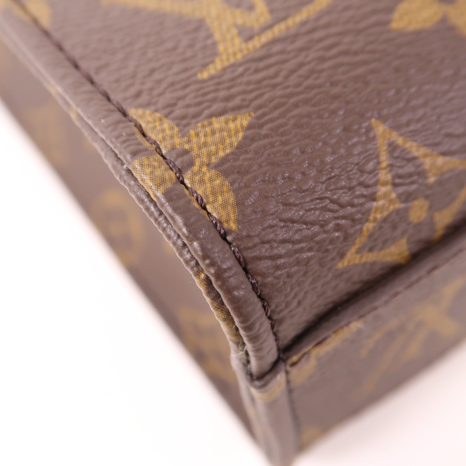 LOUIS VUITTON LV GHW Sac Plat BB 2 Way Shoulder Bag M46265 Monogram Brown