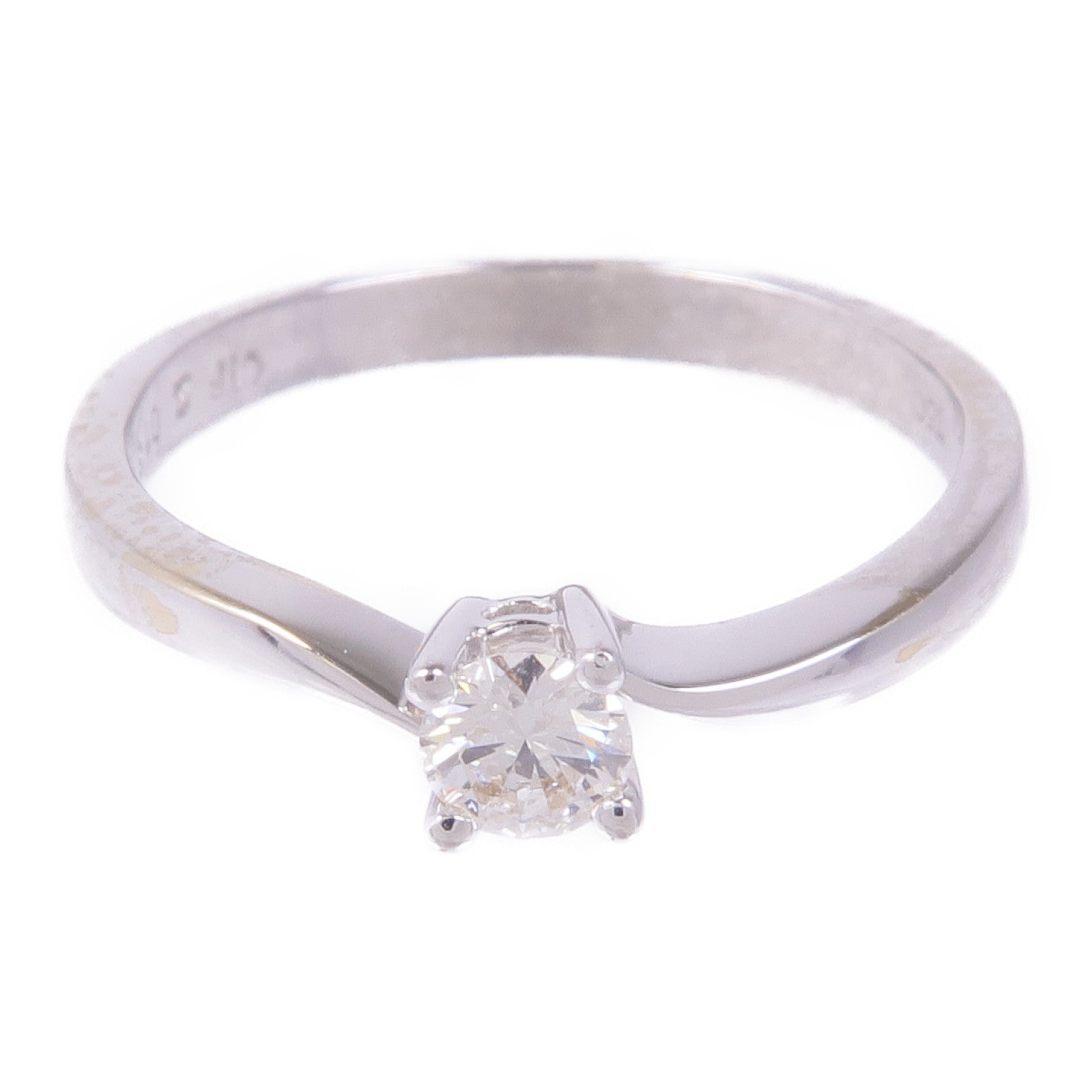 JEWELRY 【激減優惠】18K白金Diamond Ring鑽石戒指US#6.5
